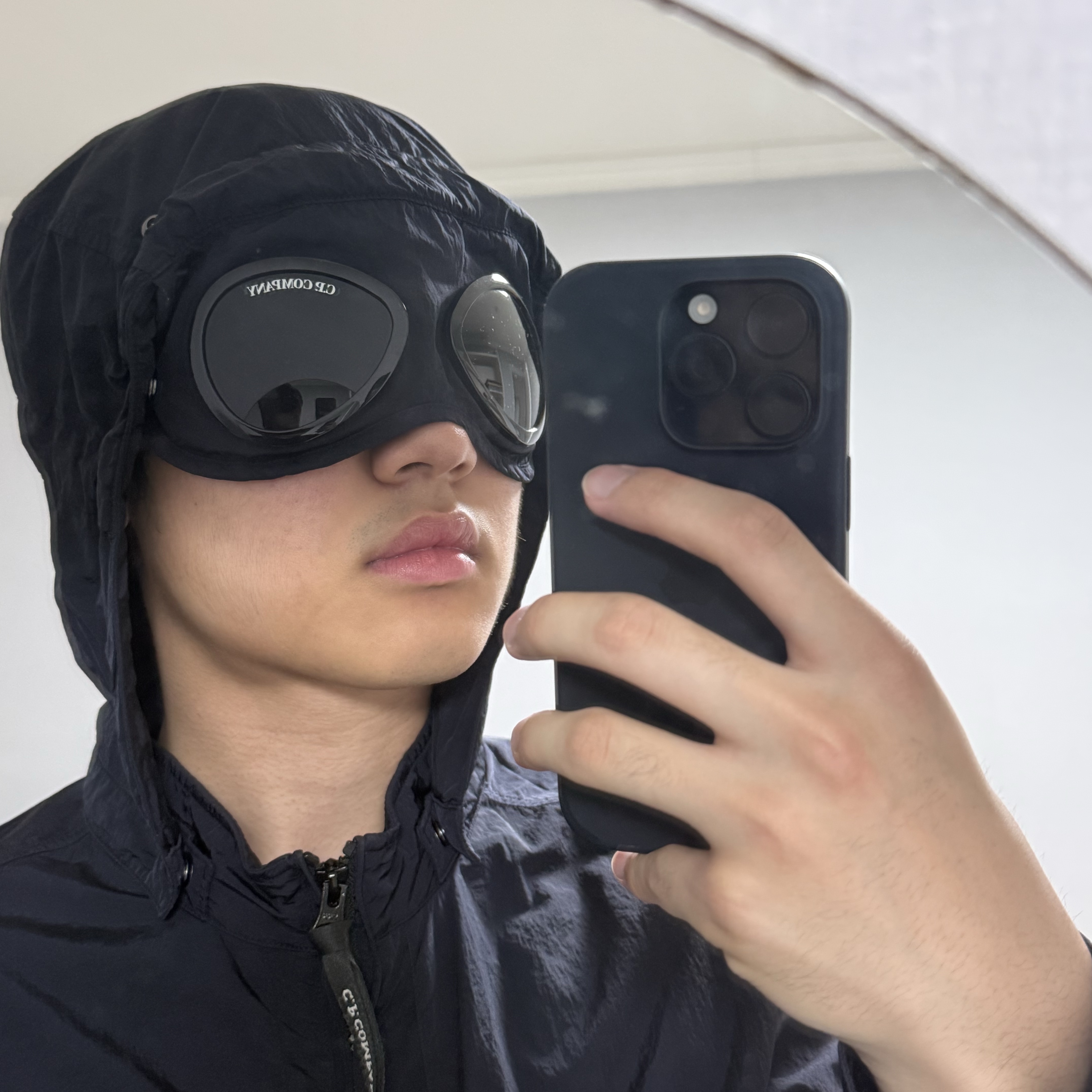 C.P. Company Chrome-R Goggle Overshirt Eclipse - 23SS 착용 스타일