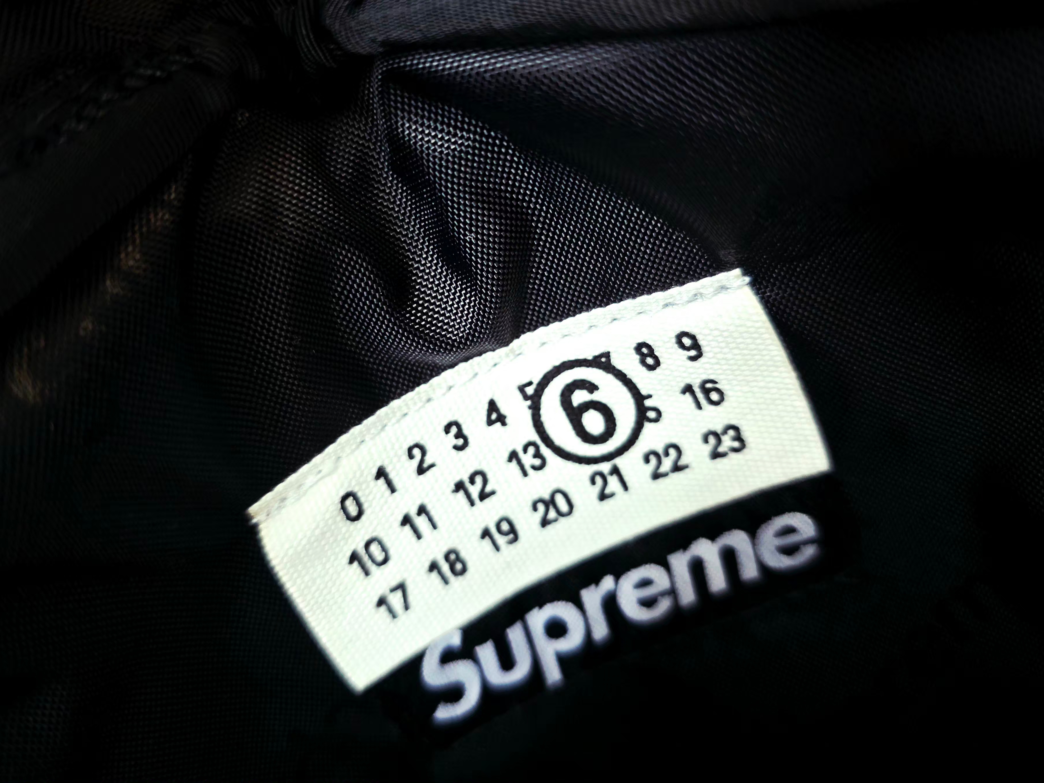 Supreme x MM6 Maison Margiela Eagle Leather Backpack Black - 26SS 착용 스타일 - 1
