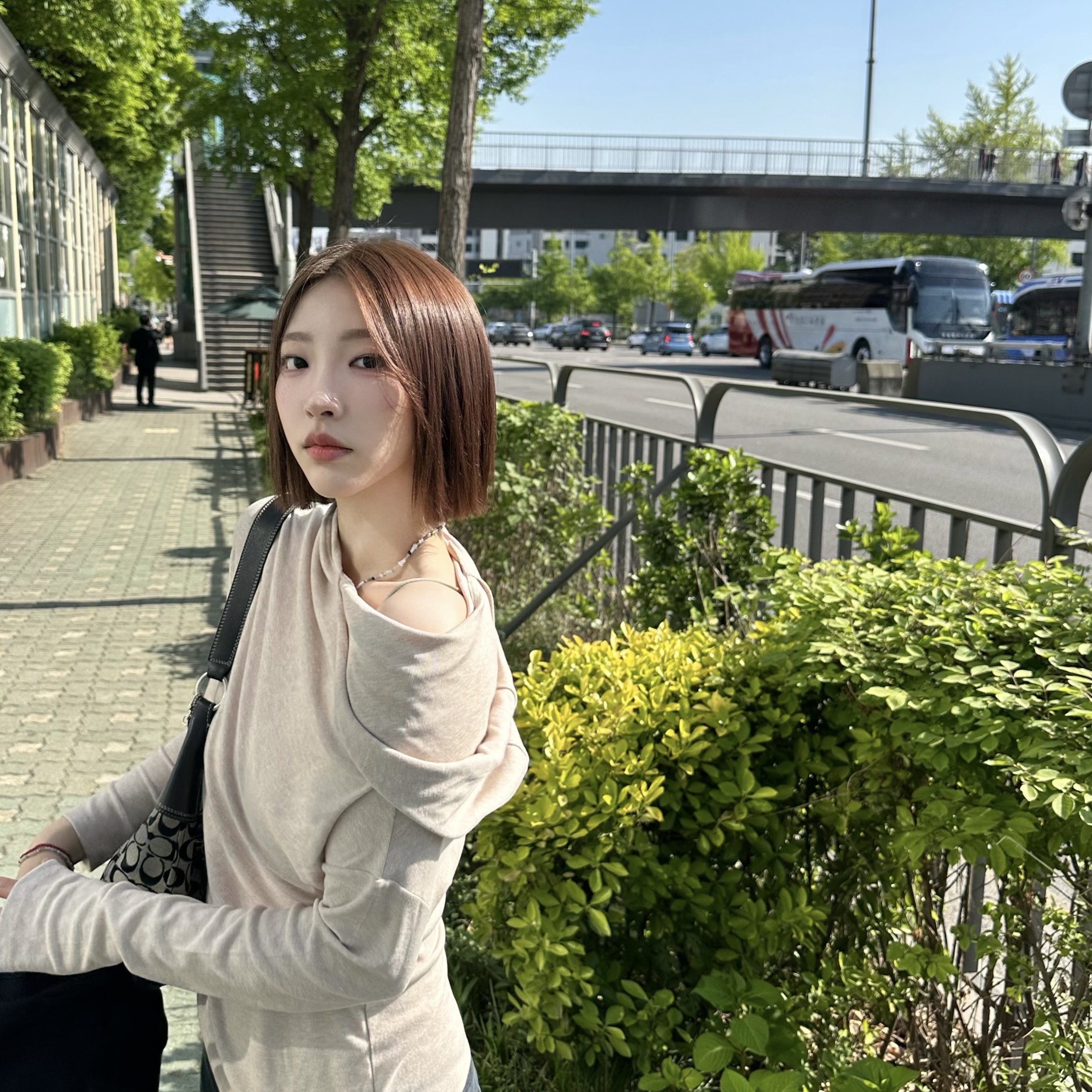 Pemont Square Black 착용 스타일 - 2