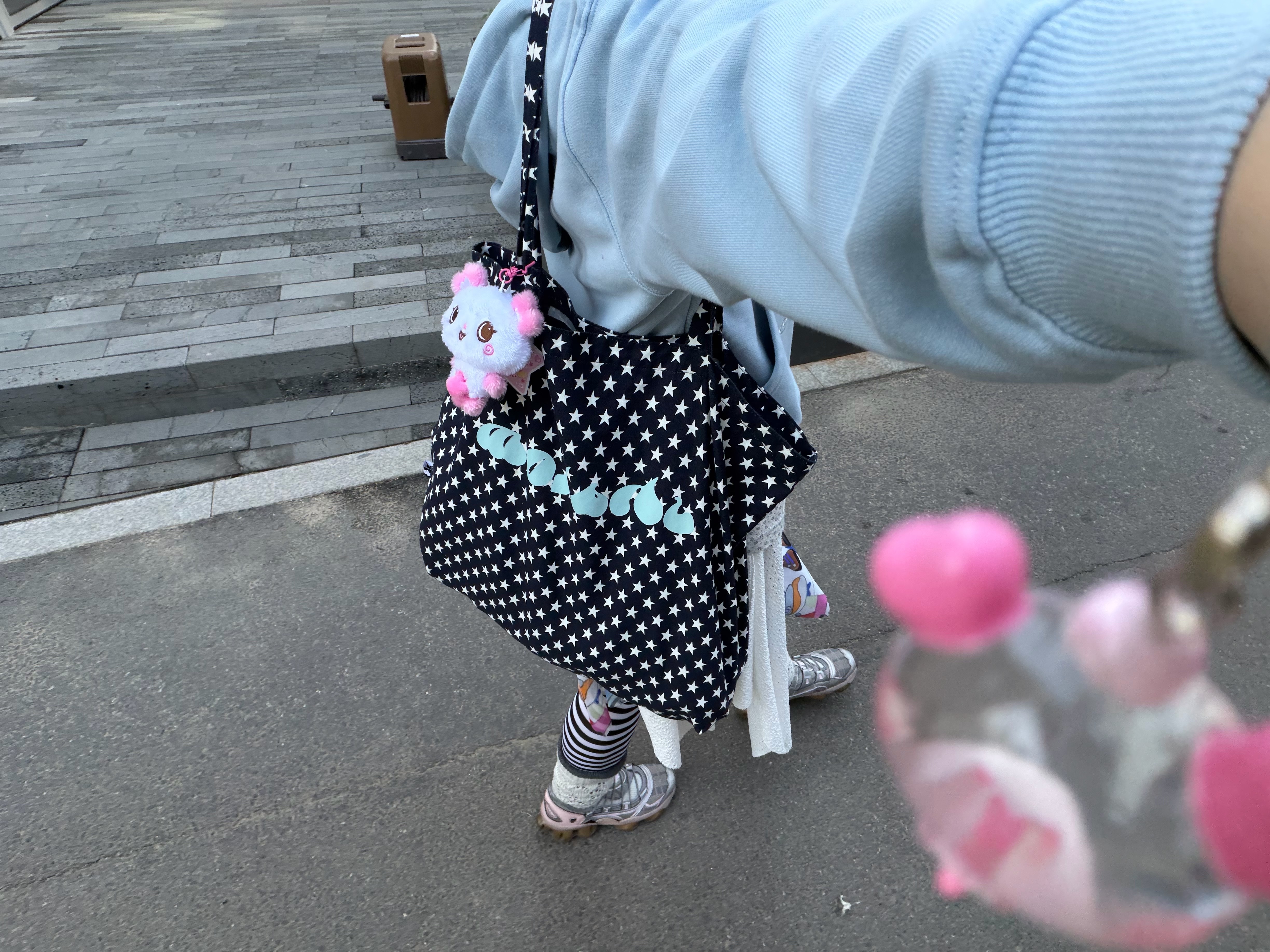 NCT Wish Steady Wish Doll Keyring Sakuya Ver., NCT Wish Bakery Pocket Wish Doll Sakuya Ver. 착용 스타일
