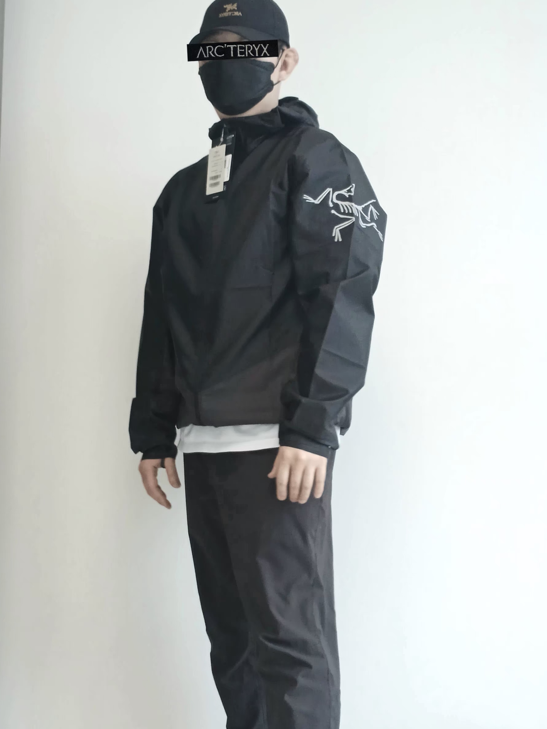Patagonia Terrebonne Joggers Black, Arc'teryx Bird Word Cap 24K Black 착용 스타일 - 9