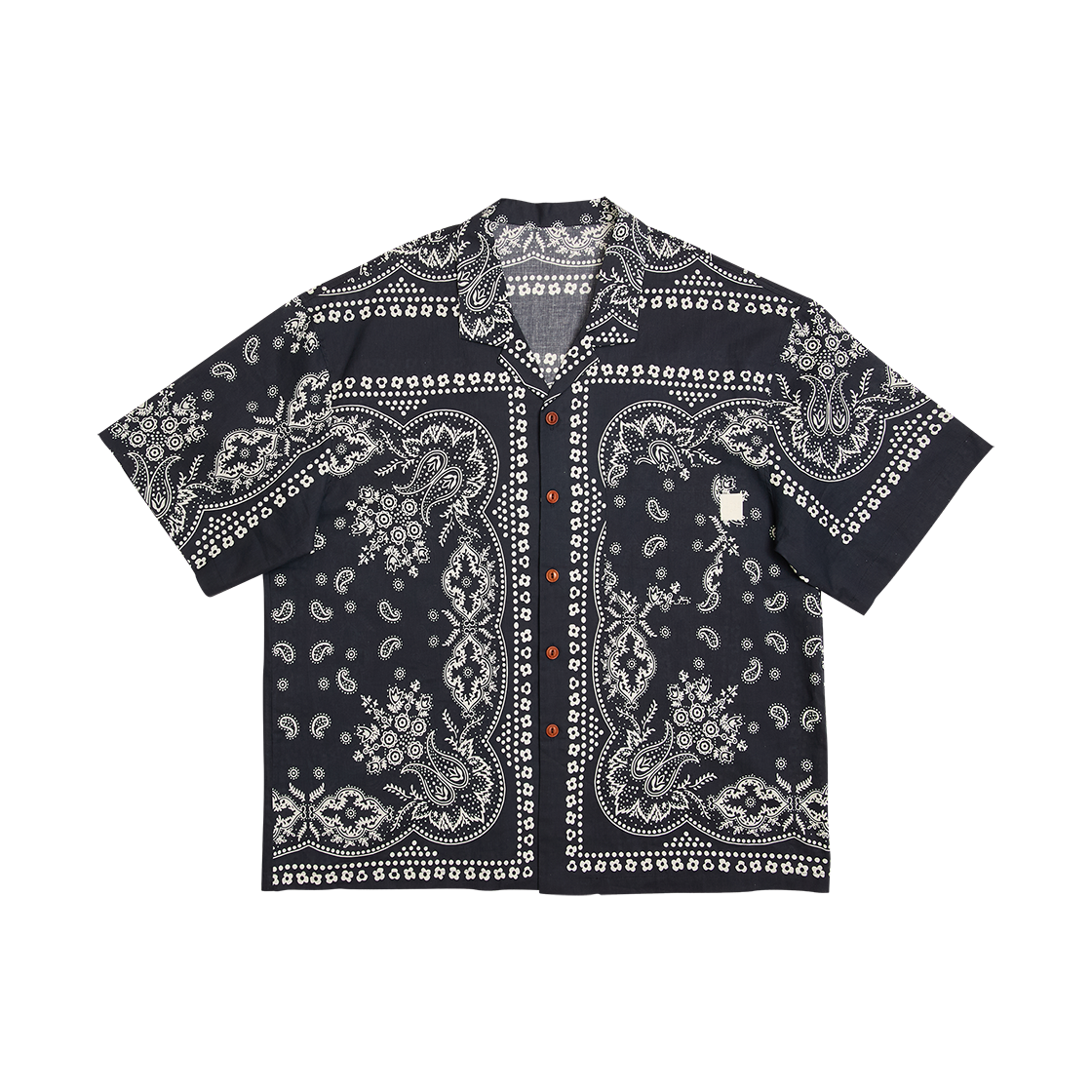 고트 60s 코튼 반다나 하와이안 셔츠 네이비(GORT 60s Cotton Bandana Hawaiian Shirts Navy)