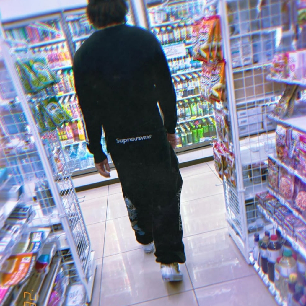 Supreme x MM6 Maison Margiela Eagle Sweatpant Black - 26SS 착용 스타일 - 2