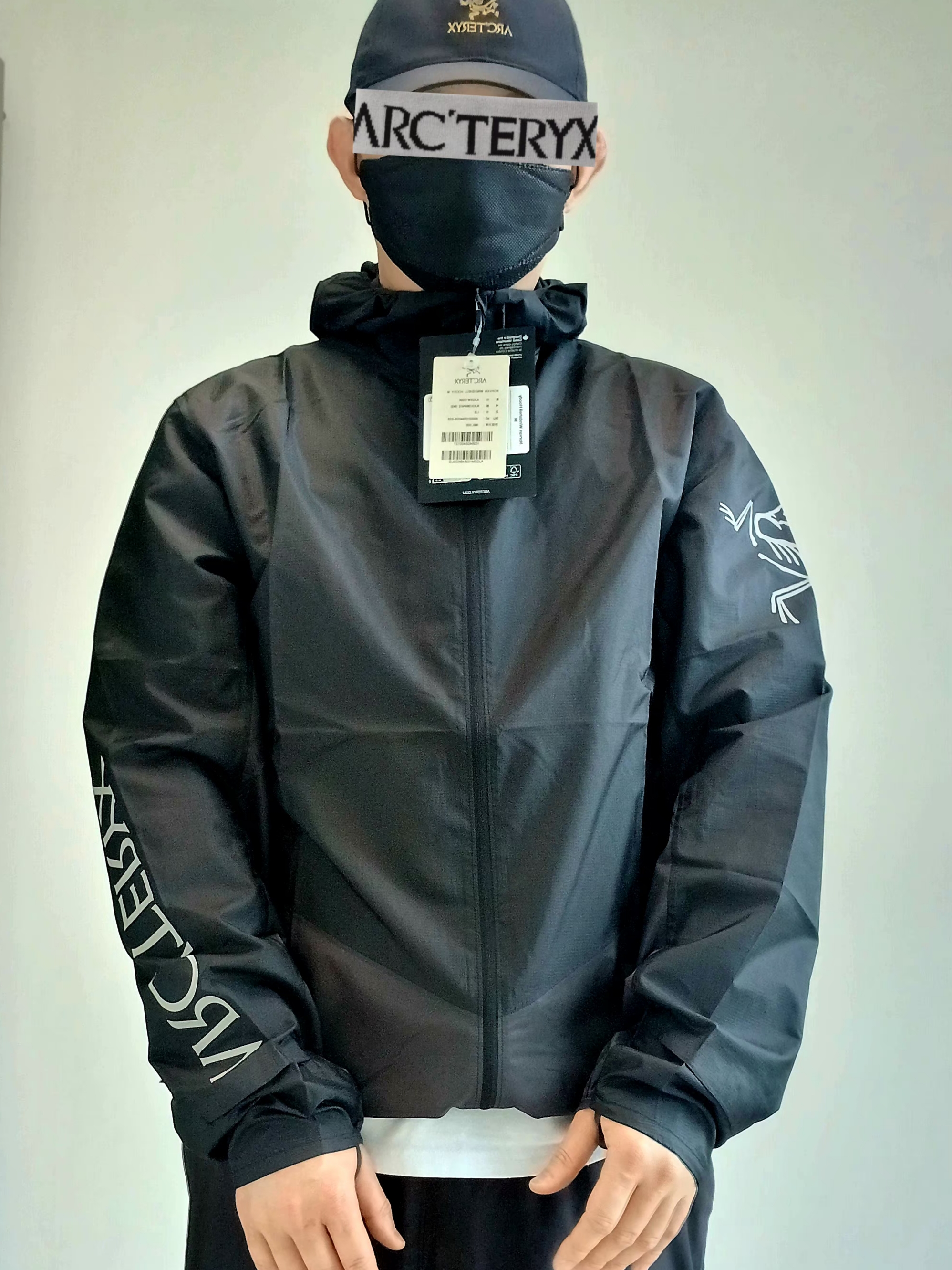 Patagonia Terrebonne Joggers Black, Arc'teryx Bird Word Cap 24K Black 착용 스타일 - 6