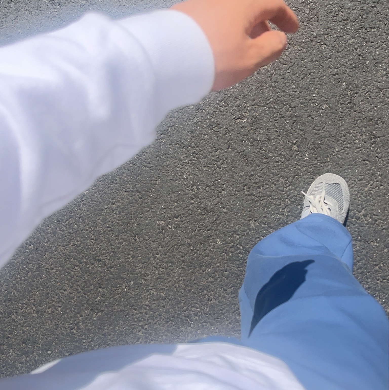 New Balance x Pottery 574 Premium Soft Grey 착용 스타일