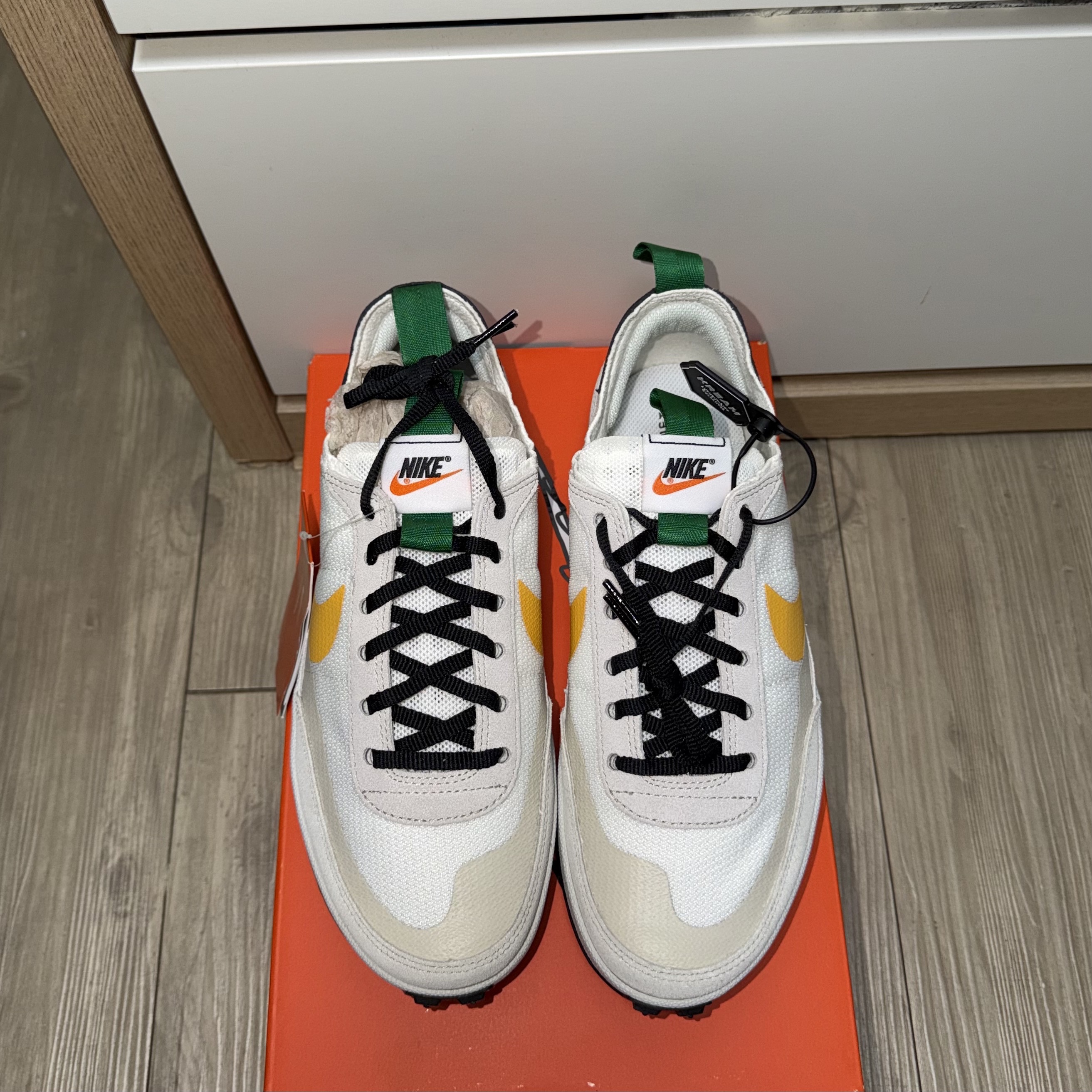 Nike x Tom Sachs General Purpose Shoe Pine Green University Gold 착용 스타일 - 4