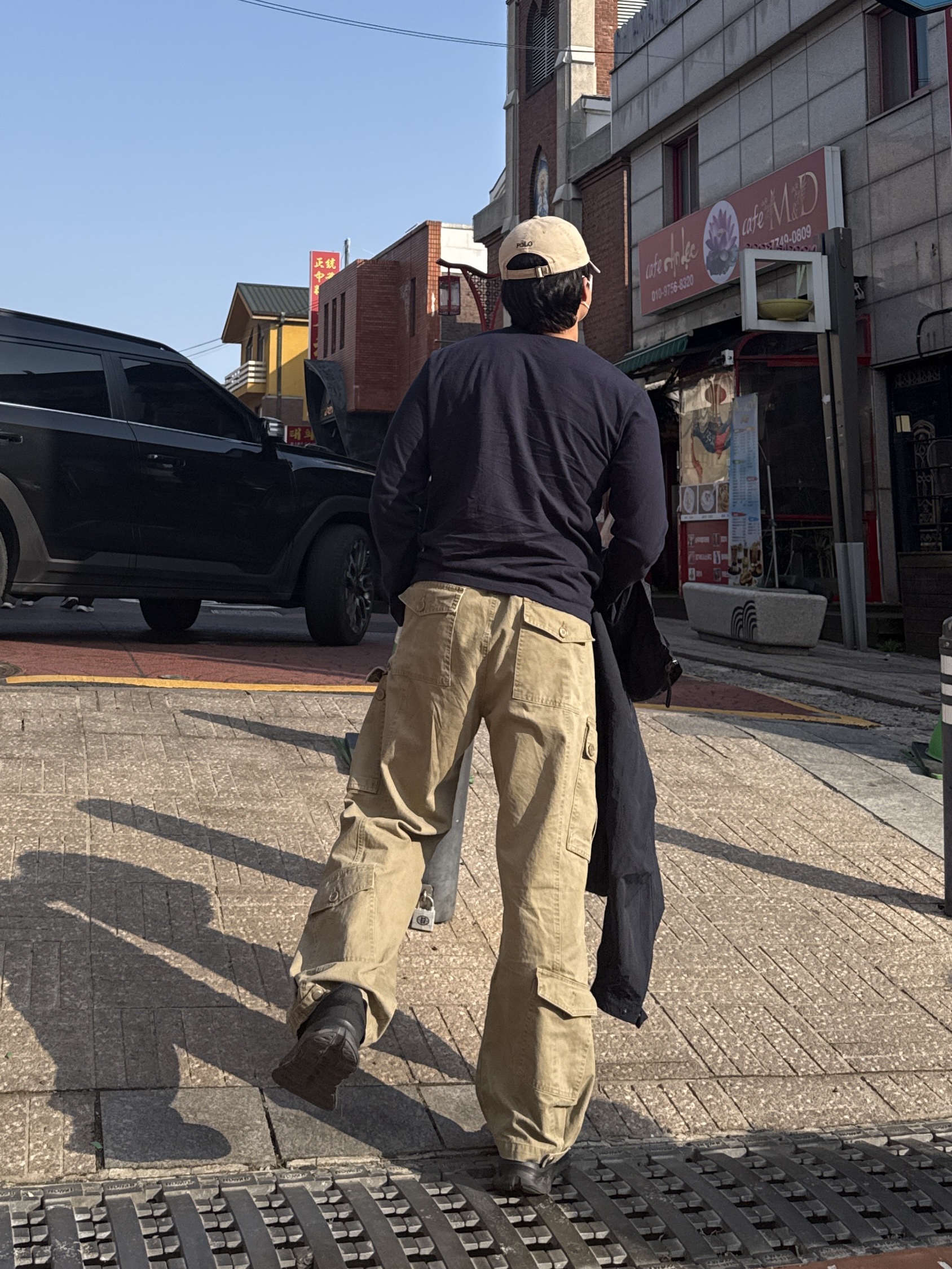 [10%적립] Polo Ralph Lauren Stretch Cotton Twill Ball Cap Navy - 26SS, On Running Cloudmonster All Black 착용 스타일 - 3