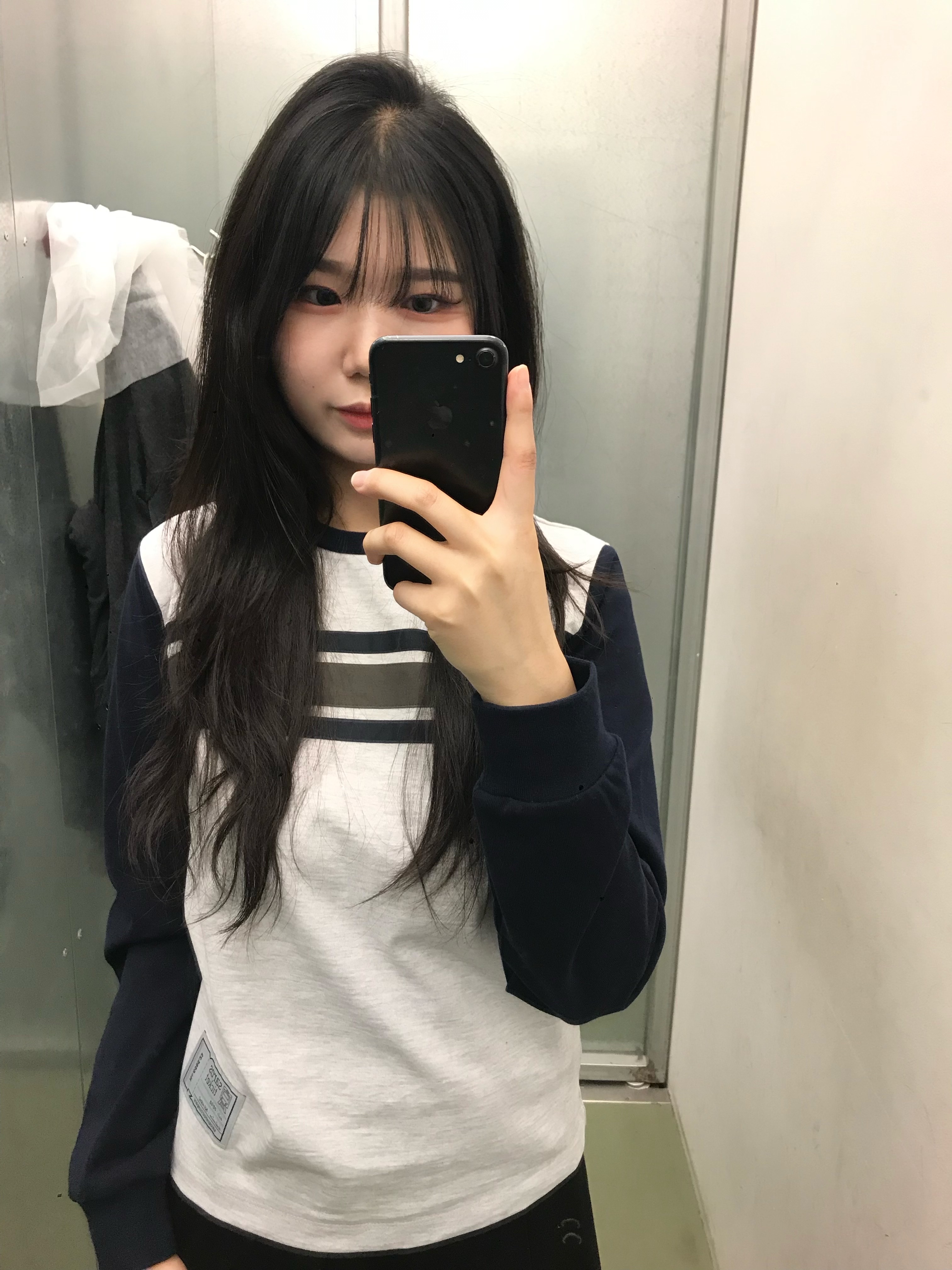 Saros Cotton Sleeved Melange 1 착용 스타일 - 1