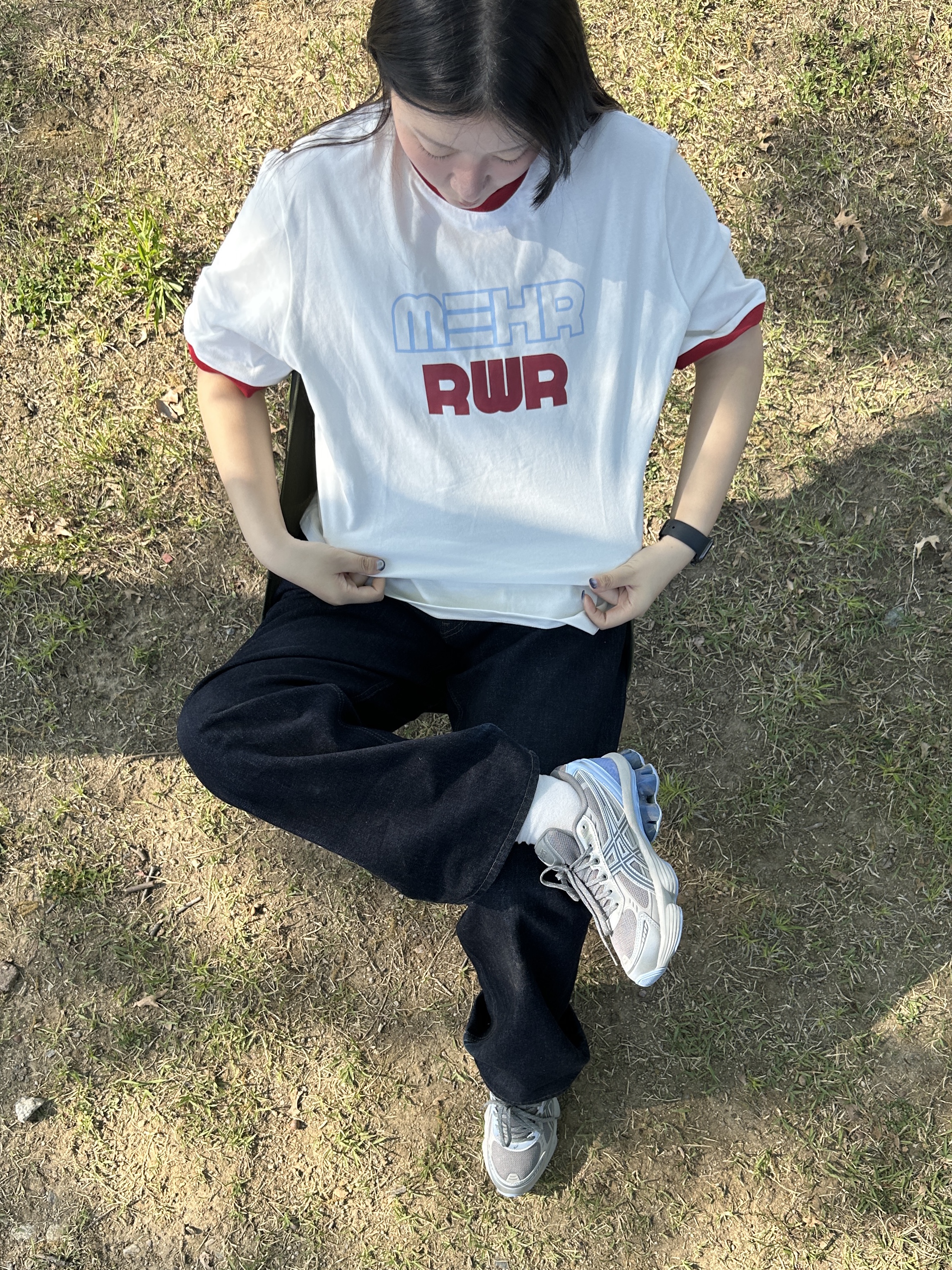 [KREAM 단독] RWR x MEHR Ringer T-Shirt White, [KREAM 단독] VVM UP Energy Drink 180ml 착용 스타일 - 4