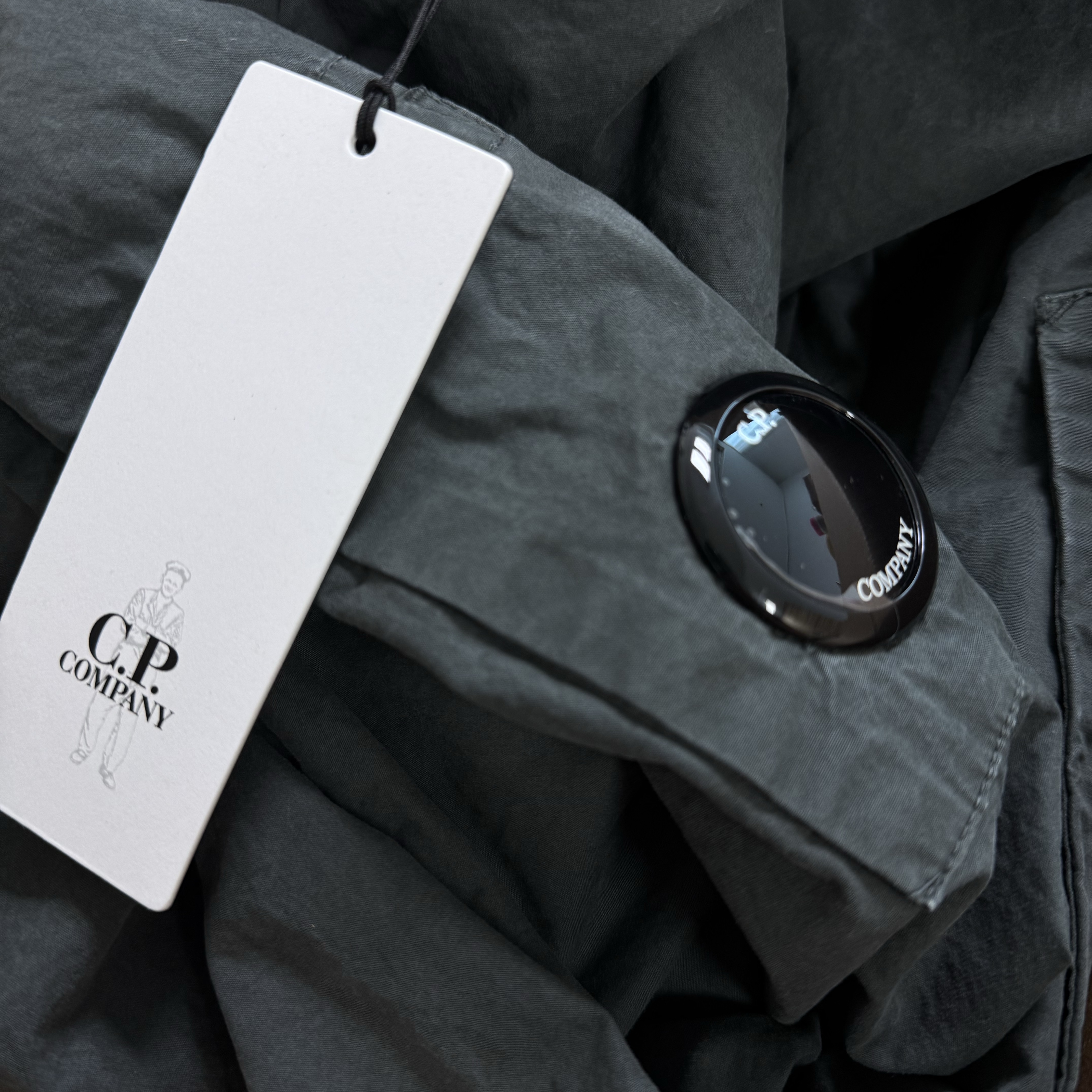 C.P. Company Micro-Reps Hooded Jacket Gunmetal Grey - 26SS 착용 스타일 - 2