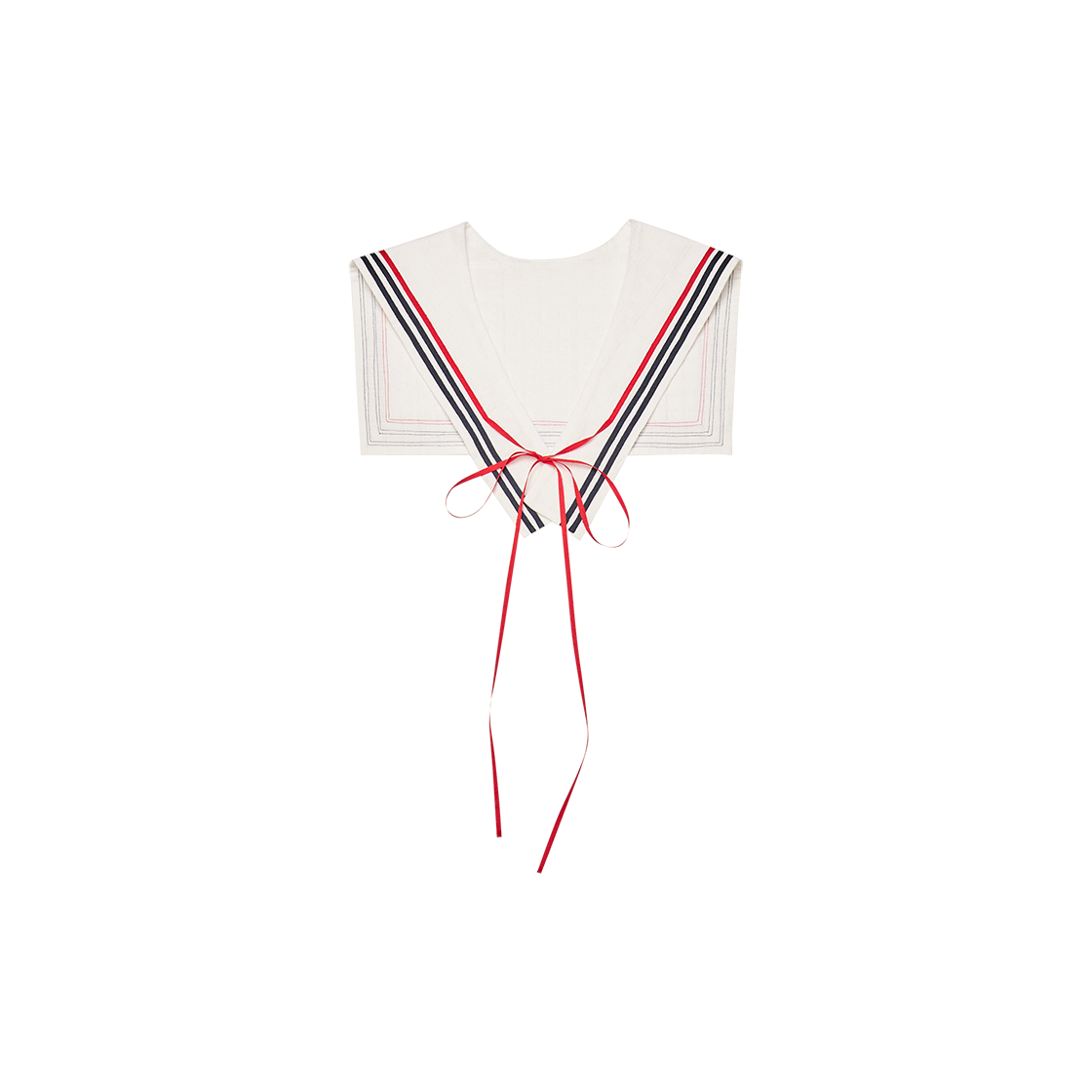 고트 반다나 롱 드레스 & 세일러 카라 네이비((W) GORT Bandana Long Dress & Sailor Collar Navy) - 3