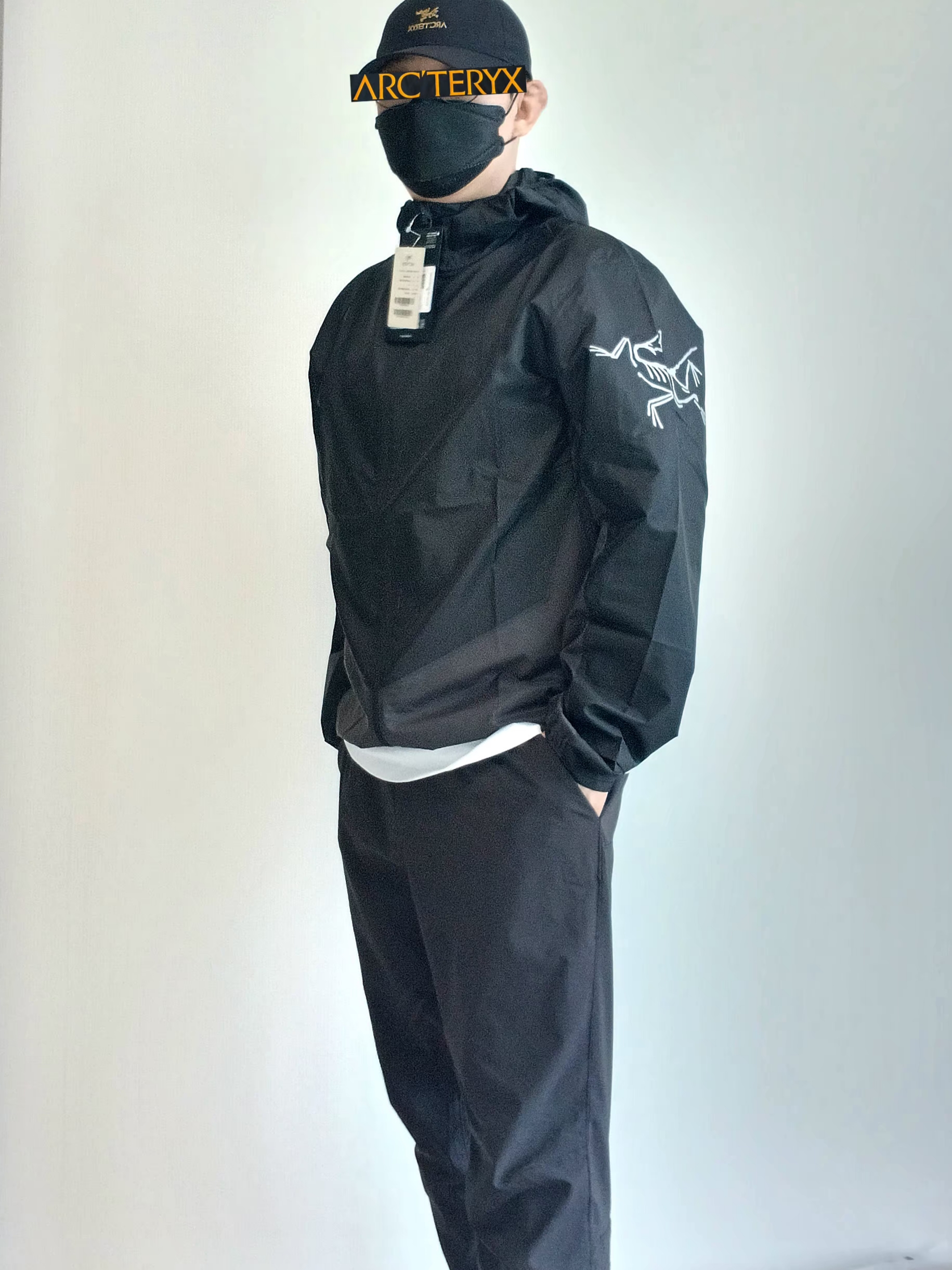 Patagonia Terrebonne Joggers Black, Arc'teryx Bird Word Cap 24K Black 착용 스타일 - 10