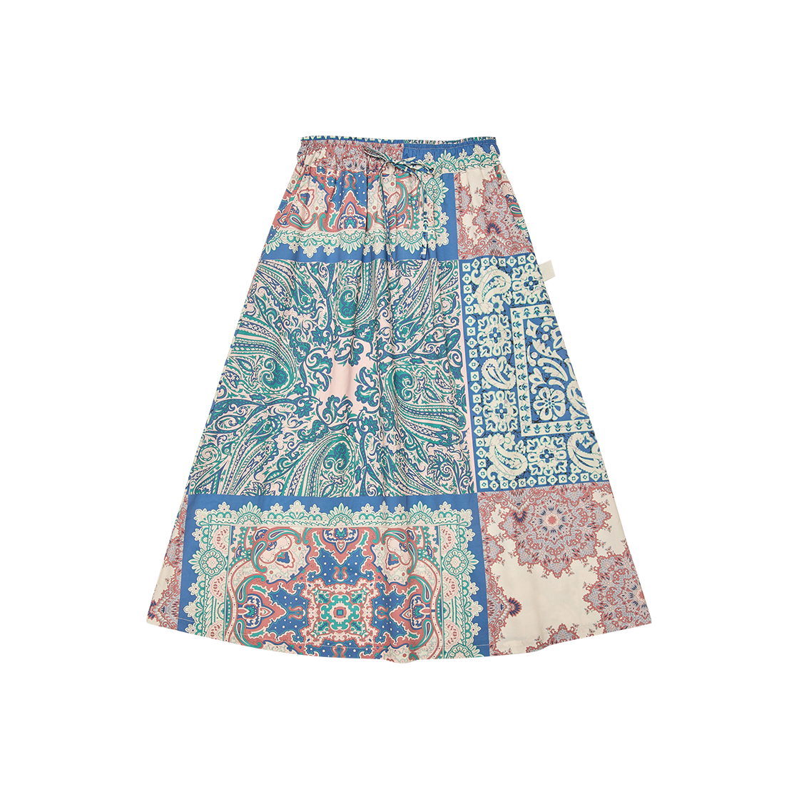 고트 60s 코튼 반다나 스커트 블루((W) GORT 60s Cotton Bandana Skirt Blue)