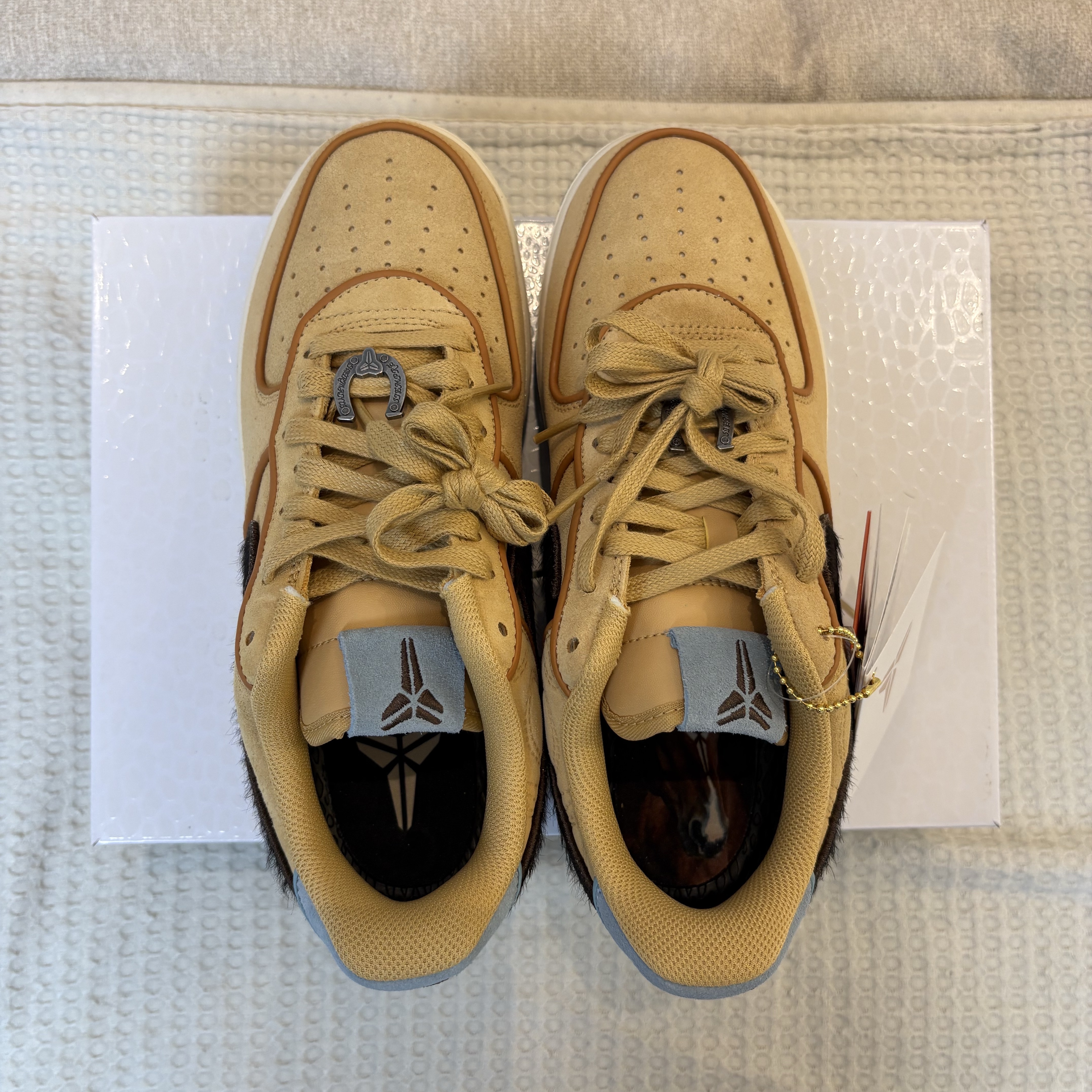 Nike x Kobe Bryant Air Force 1 Low Protro Twine Baroque Brown 착용 스타일 - 6