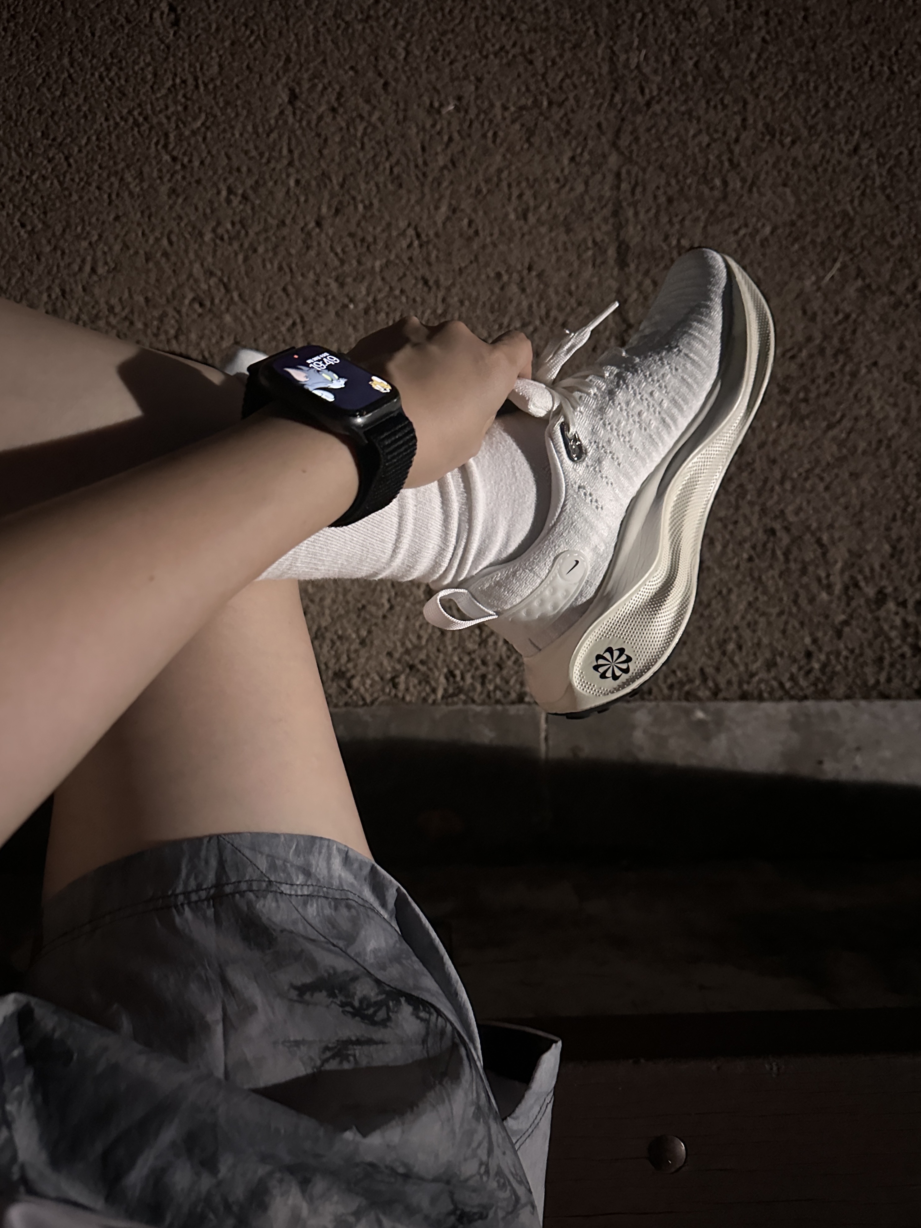 (W) Nike ReactX Infinity Run 4 White Sail 착용 스타일 - 1