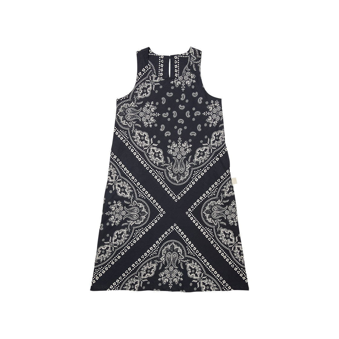 고트 반다나 롱 드레스 & 세일러 카라 네이비((W) GORT Bandana Long Dress & Sailor Collar Navy) - 5
