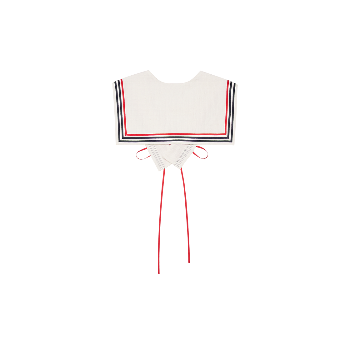 고트 반다나 롱 드레스 & 세일러 카라 네이비((W) GORT Bandana Long Dress & Sailor Collar Navy) - 4