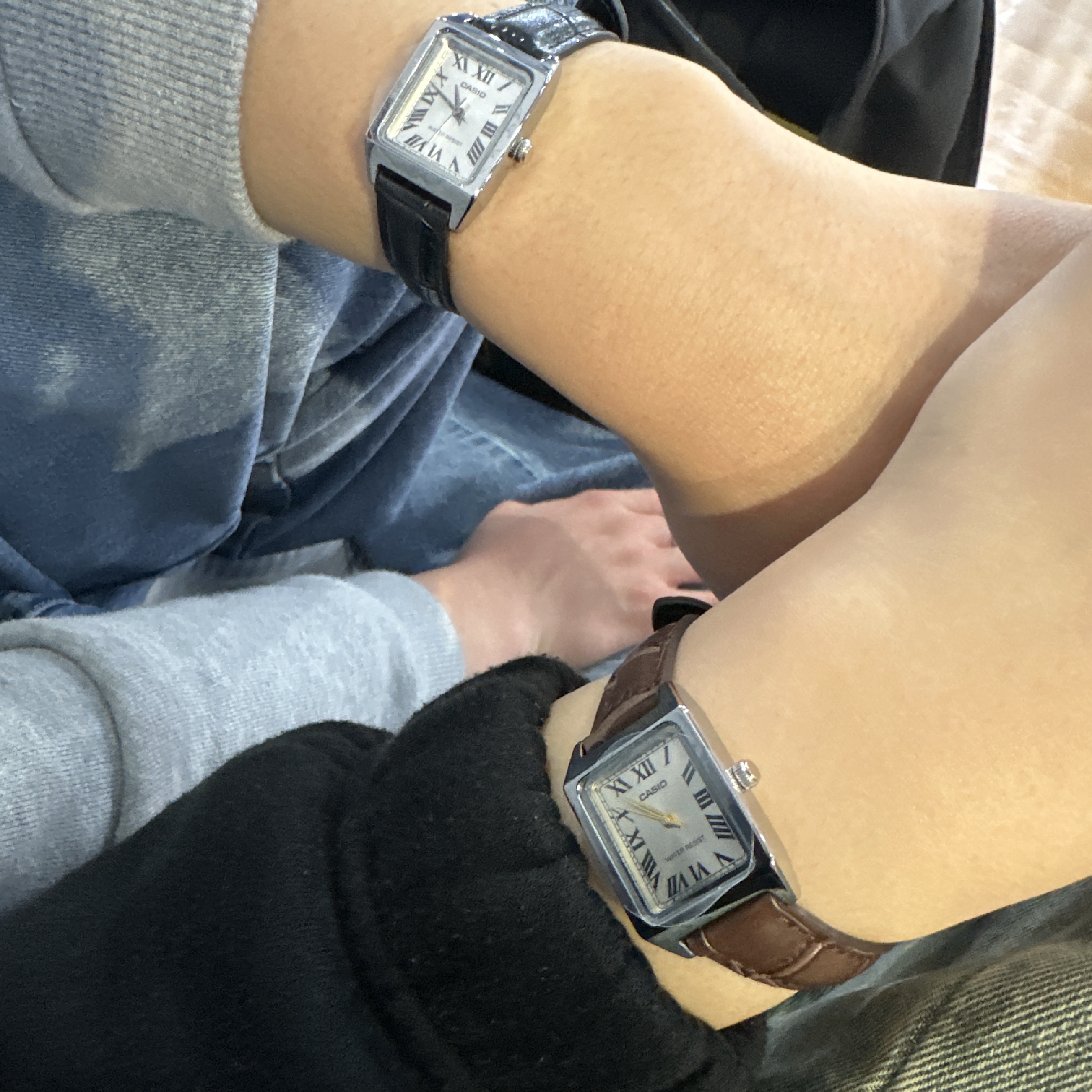 Casio LTP-V007L-7B1, Casio LTP-V007L-9B 착용 스타일
