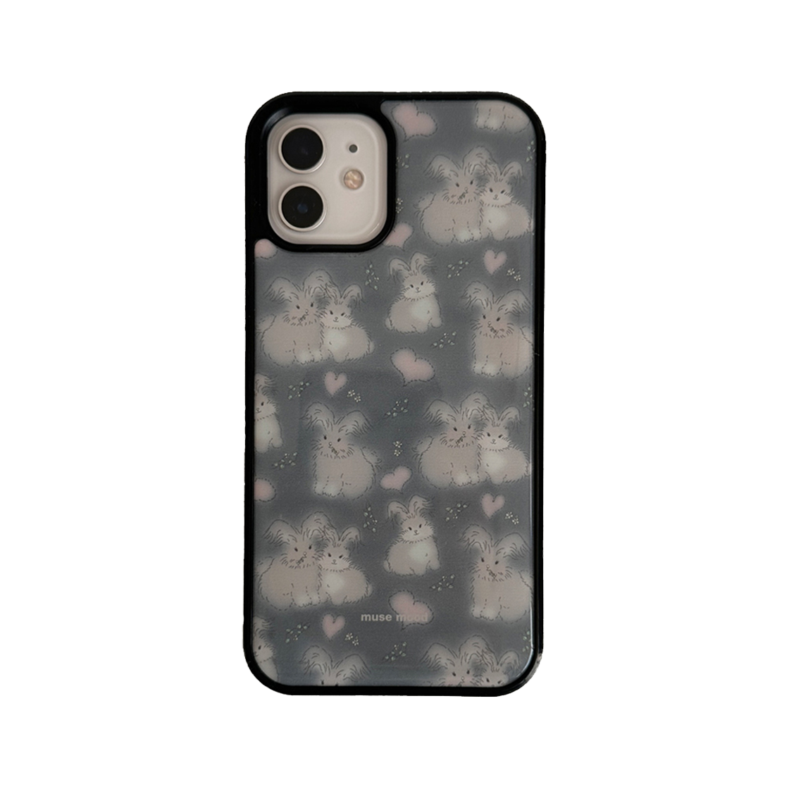 뮤즈무드 소프트 러브 버니 에폭시 휴대폰 케이스(Musemood Soft Love Bunny Epoxy Phone Case) - 1