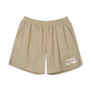 THE ATHER SANCTUARY Entry Rib Nylon 5” Shorts Beige