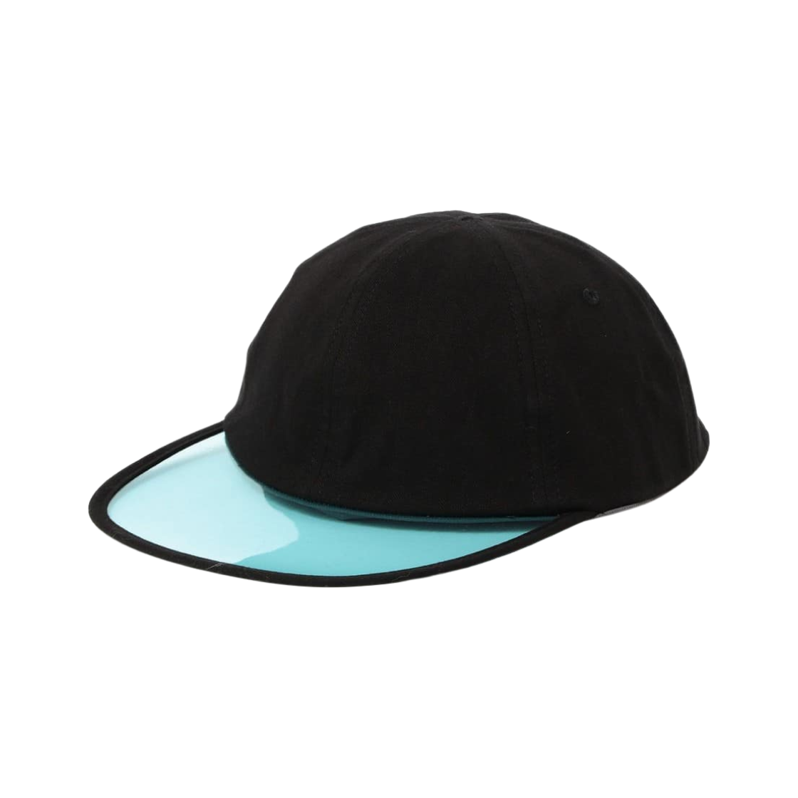 (W) 빔즈 보이 x 인필더 디자인 클리어 캡 블랙((W) Beams Boy x Infielder Design Clear Cap Black) - 1