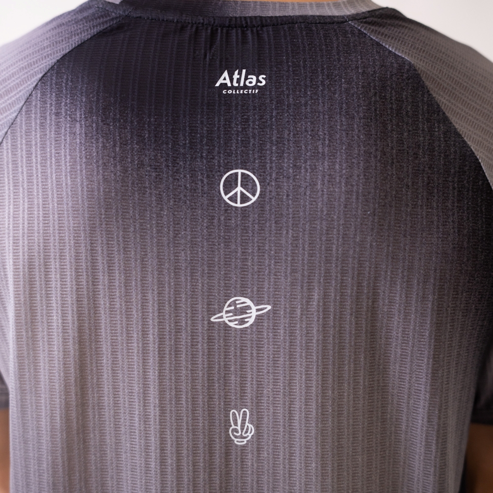 아틀라스 콜렉티프 에리아 울트라 남성 레이스 티셔츠 블랙(Atlas COLLECTIF Aeria Ultra MENS Race T-Shirt BK) - 5
