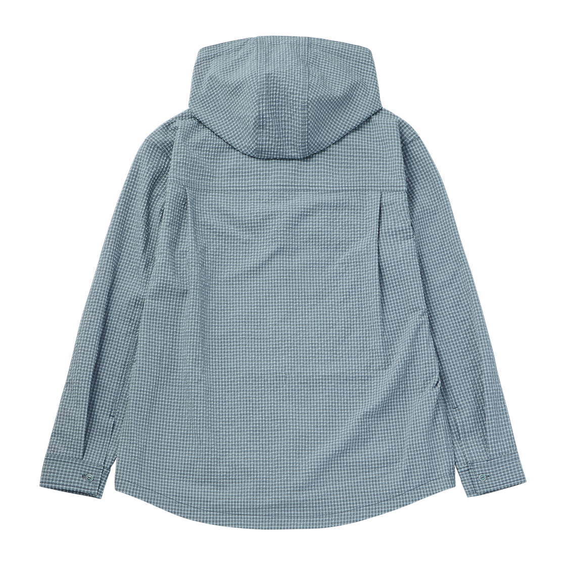 꼬떼 시어서커 체크 후디 셔츠 블루(COTTE Seersucker Check Hoodie Shirts Blue) - 6