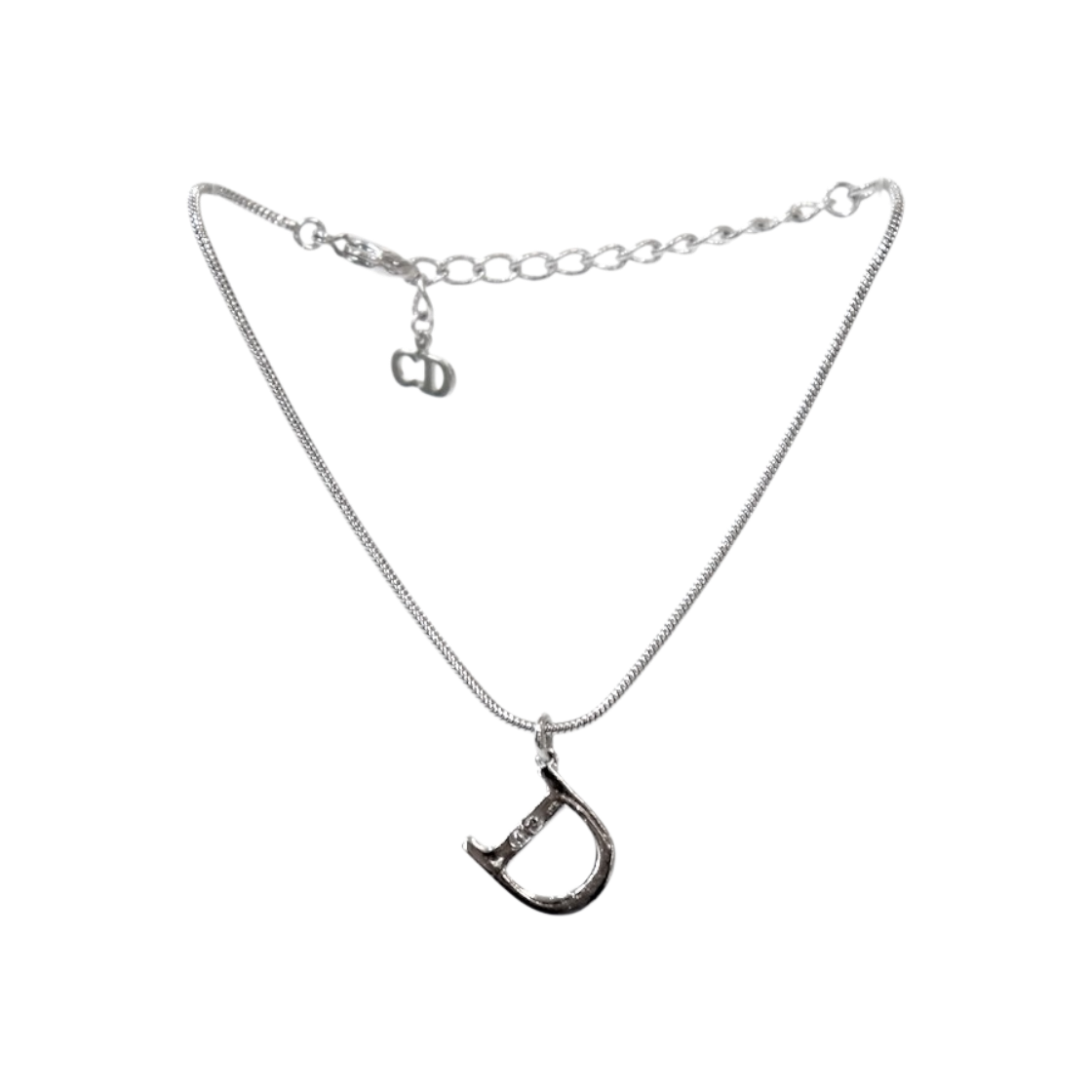 ITPRC2H5IU66 Dior D Silver Bracelet A-B54537
