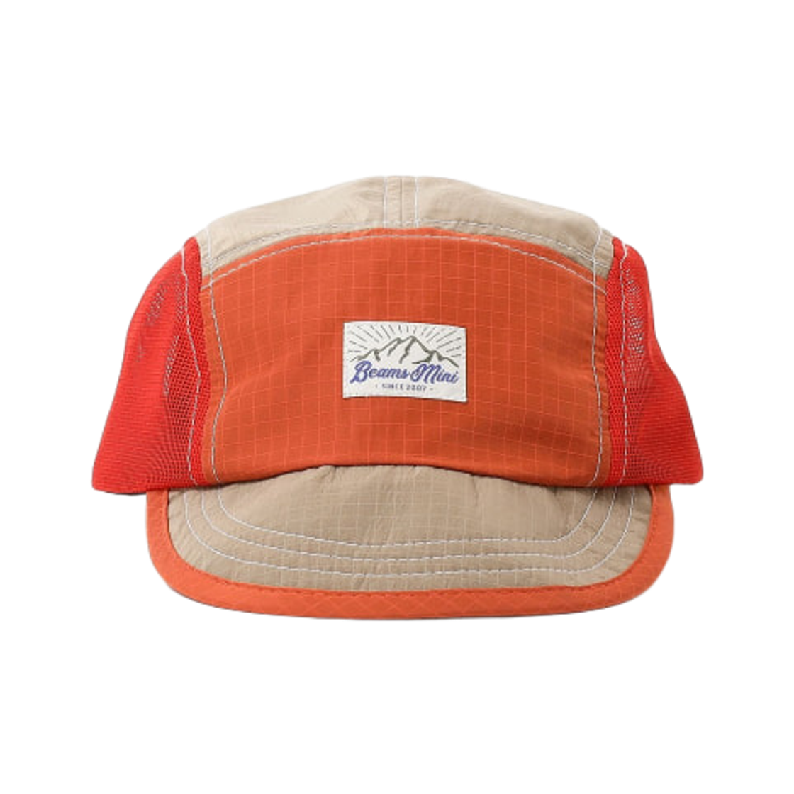 (키즈) 빔즈 미니 메쉬 젯 캡 베이지((Kids) Beams Mini Mesh Jet Cap Beige) - 1