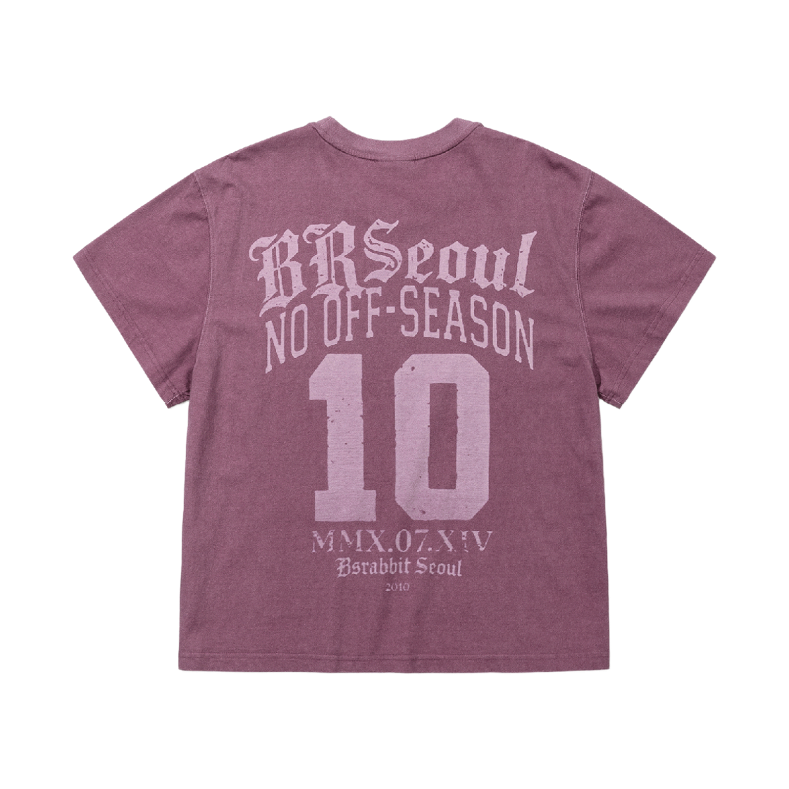 비에스래빗 비알 서울 로고 반팔티셔츠 모우브(Bsrabbit Brseoul Logo SST Mauve) - 2