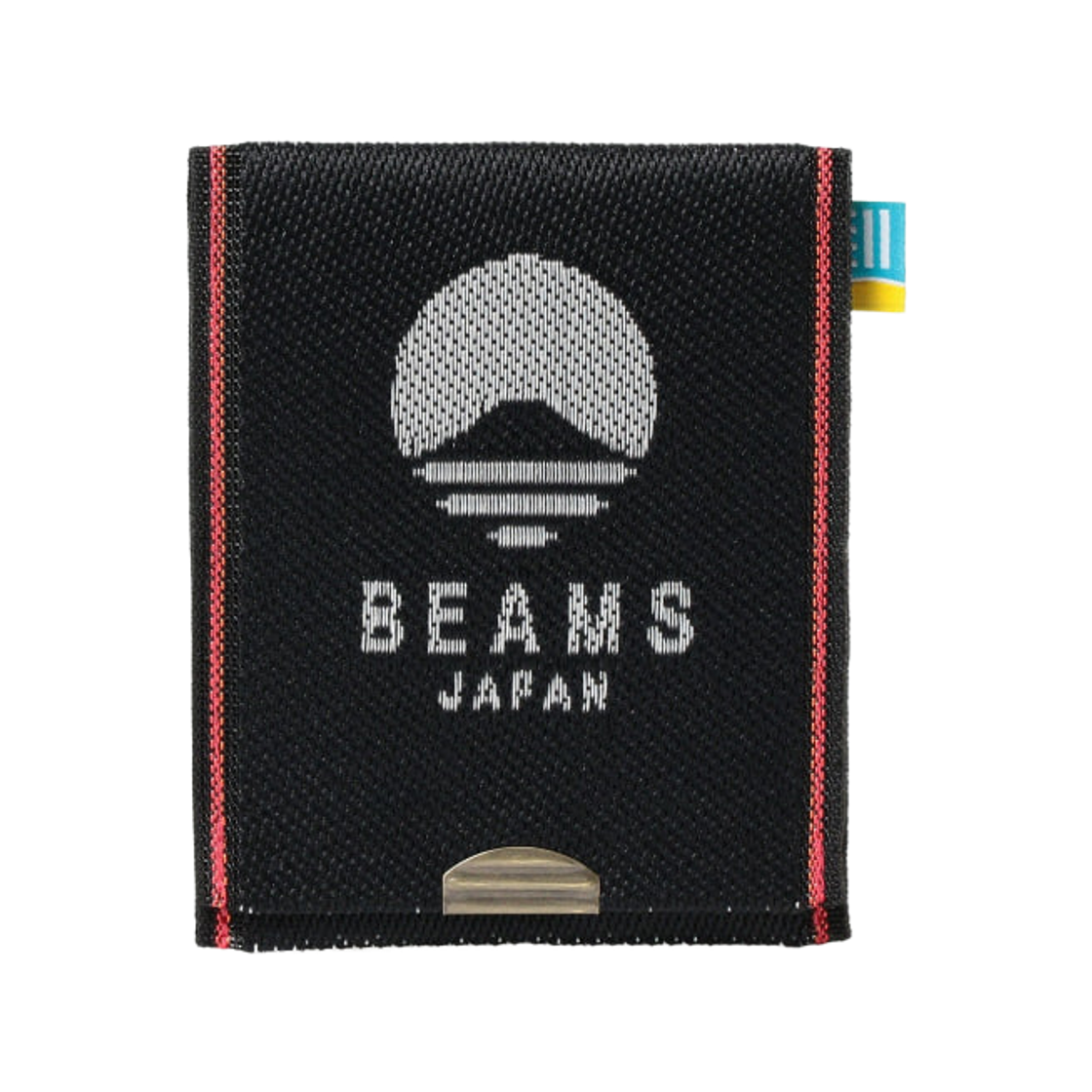 빔즈 재팬 x 타카다 오리모노 타타미 베리 카드 & 코인 월렛 시부야 블랙 - 샵 한정(Beams Japan x Takada Orimono Tatami-Beri Card & Coin Wallet Shibuya Black - Shop Exclusive)