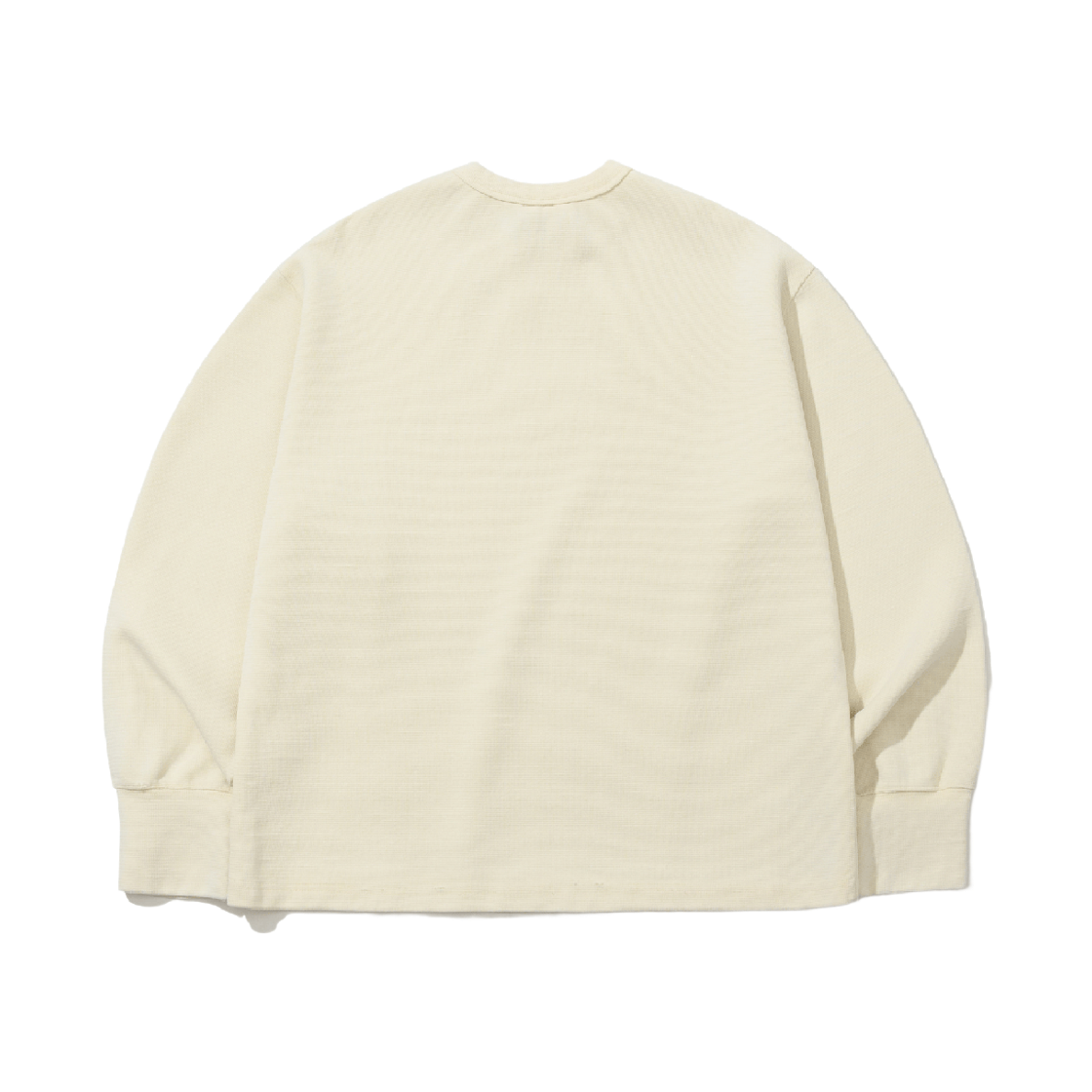 비에스래빗 로고 패치 워시드 롱슬리브 티셔츠 소프트 아이보리(Bsrabbit Logo Patch Washed Long Sleeve Soft Ivory) - 2