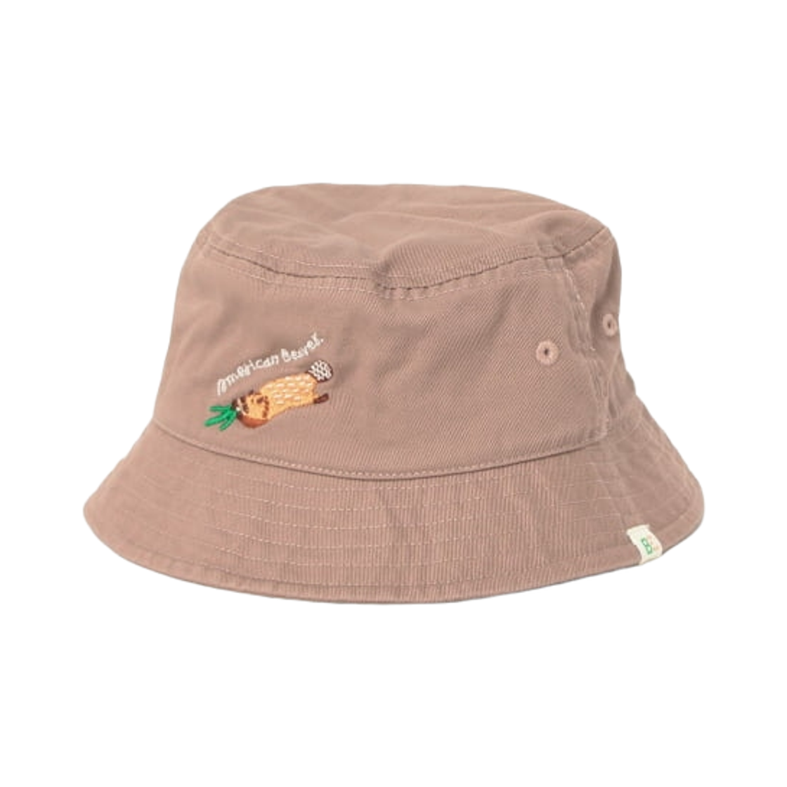 45-41-0090-443 (Kids) Beams Mini x Nasu Animal Kingdom UV Hat American Beaver