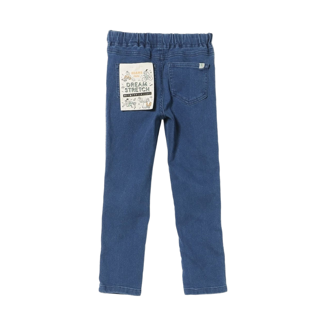 (키즈) 빔즈 미니 베이직 스트레치 팬츠 인디고 2((Kids) Beams Mini Basic Stretch Pants Indigo 2) - 2