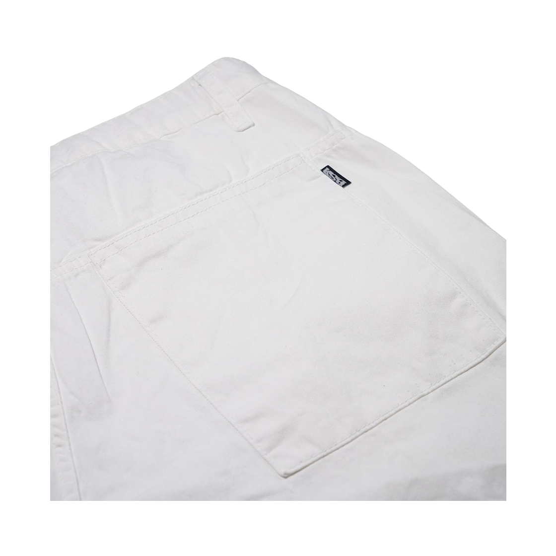 비에스래빗 와이드렉 드로우스트링 코튼 팬츠 화이트(Bsrabbit Wide-Leg Drawstring Cotton Pants White) - 5