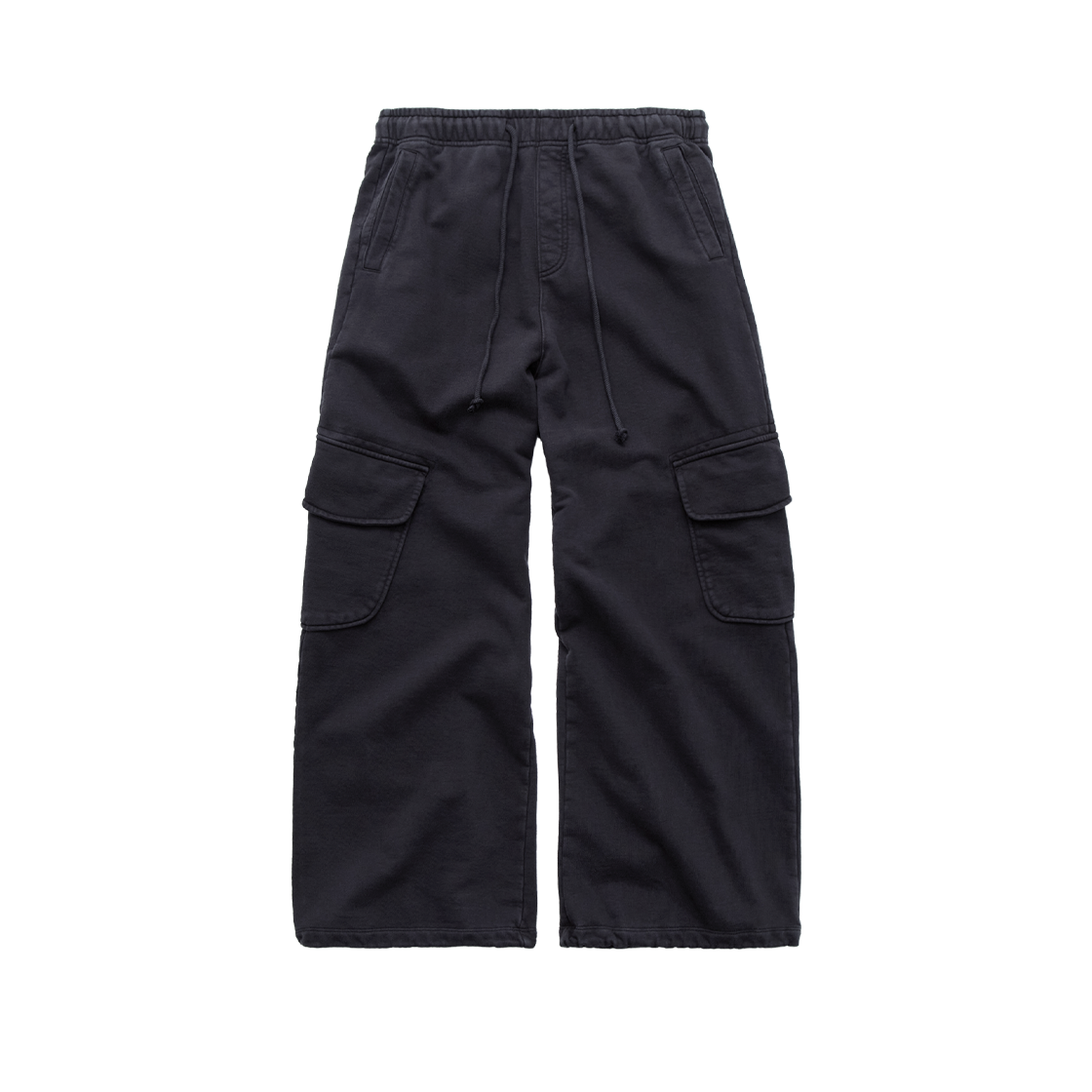 폴리테루 휴먼인덱스 휴먼 카고 스웻 팬츠 다크 퍼플 네이비(Polyteru Human Index Human Cargo Sweat Pants Dark Purple Navy)