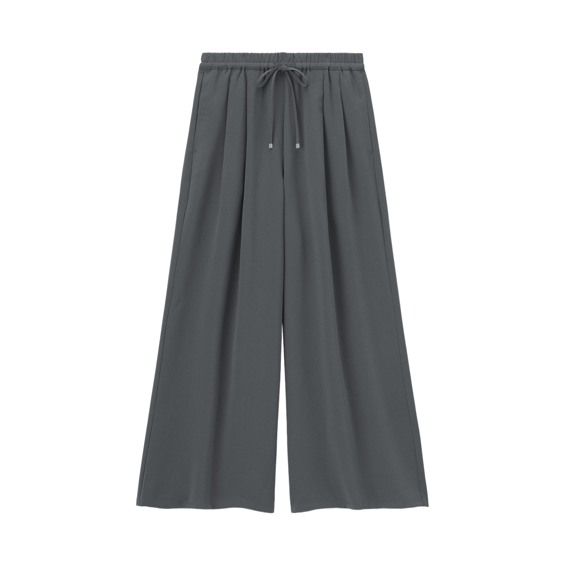 359460-07 (W) GU Draped Wide Pants Gray
