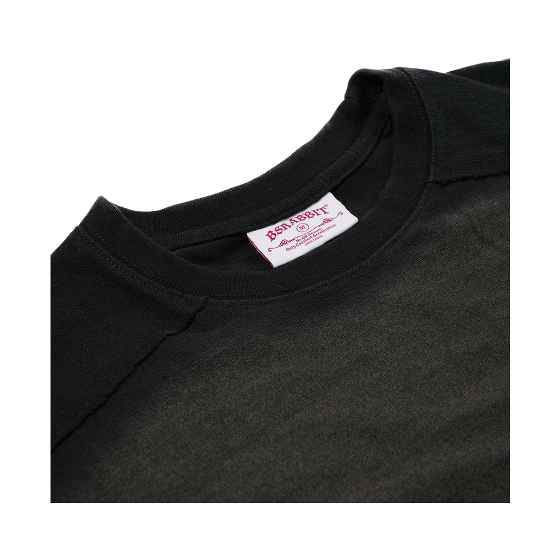 비에스래빗 레이져 로고 워시드 롱슬리브 티셔츠 차콜(Bsrabbit Laser Logo Washed Long Sleeve Charcoal) - 3
