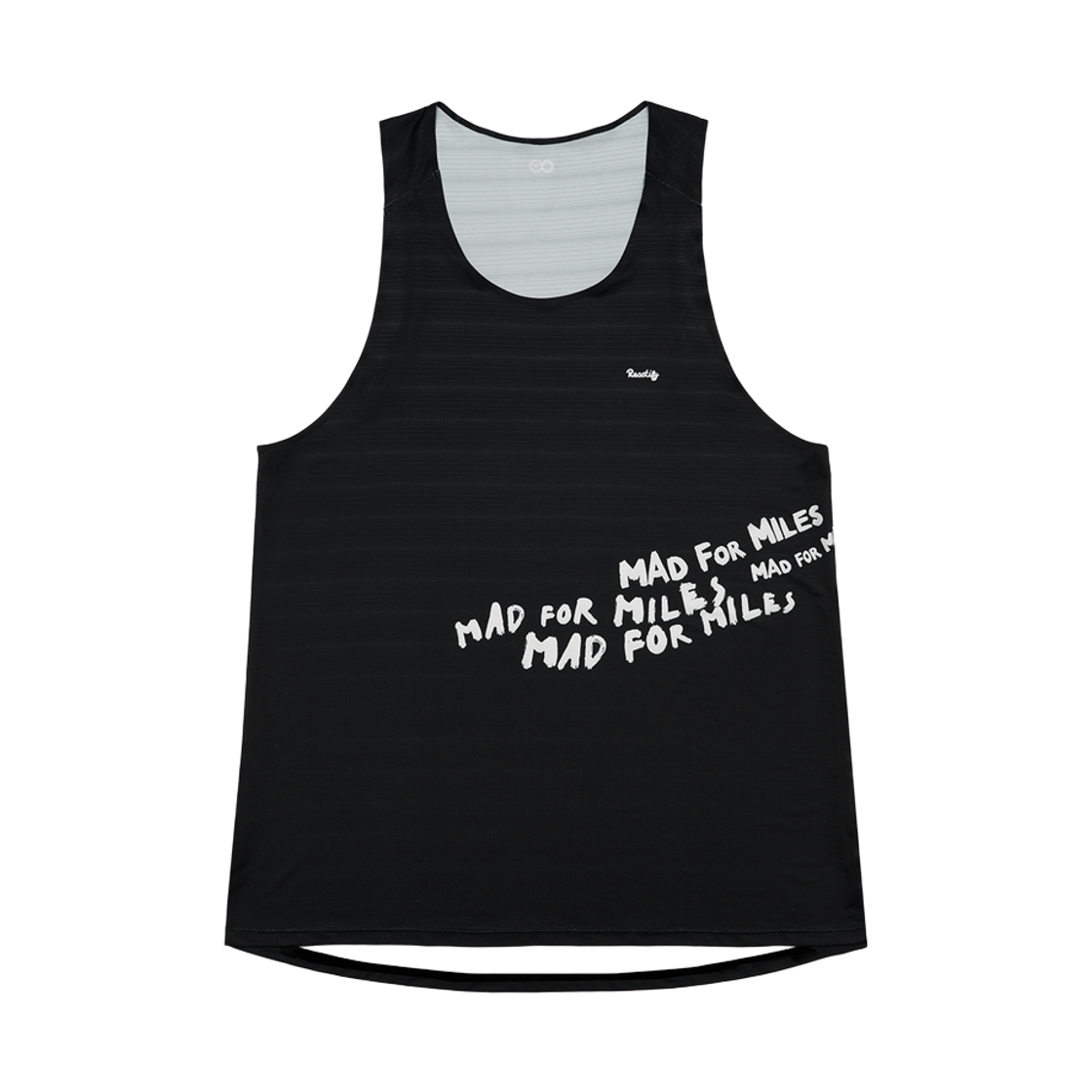 리액티파이 맨 매드 포 마일즈 싱글렛 블랙(REACTIFY Men's Mad for Miles Singlet Black)