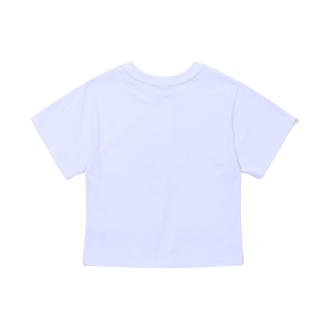 비에스래빗 온리 콘스턴트 액셀러레이션 우먼스 세미 크롭 반팔티셔츠 화이트(Bsrabbit Only Constant Acceleration Women's Semi Crop SST White) - 2
