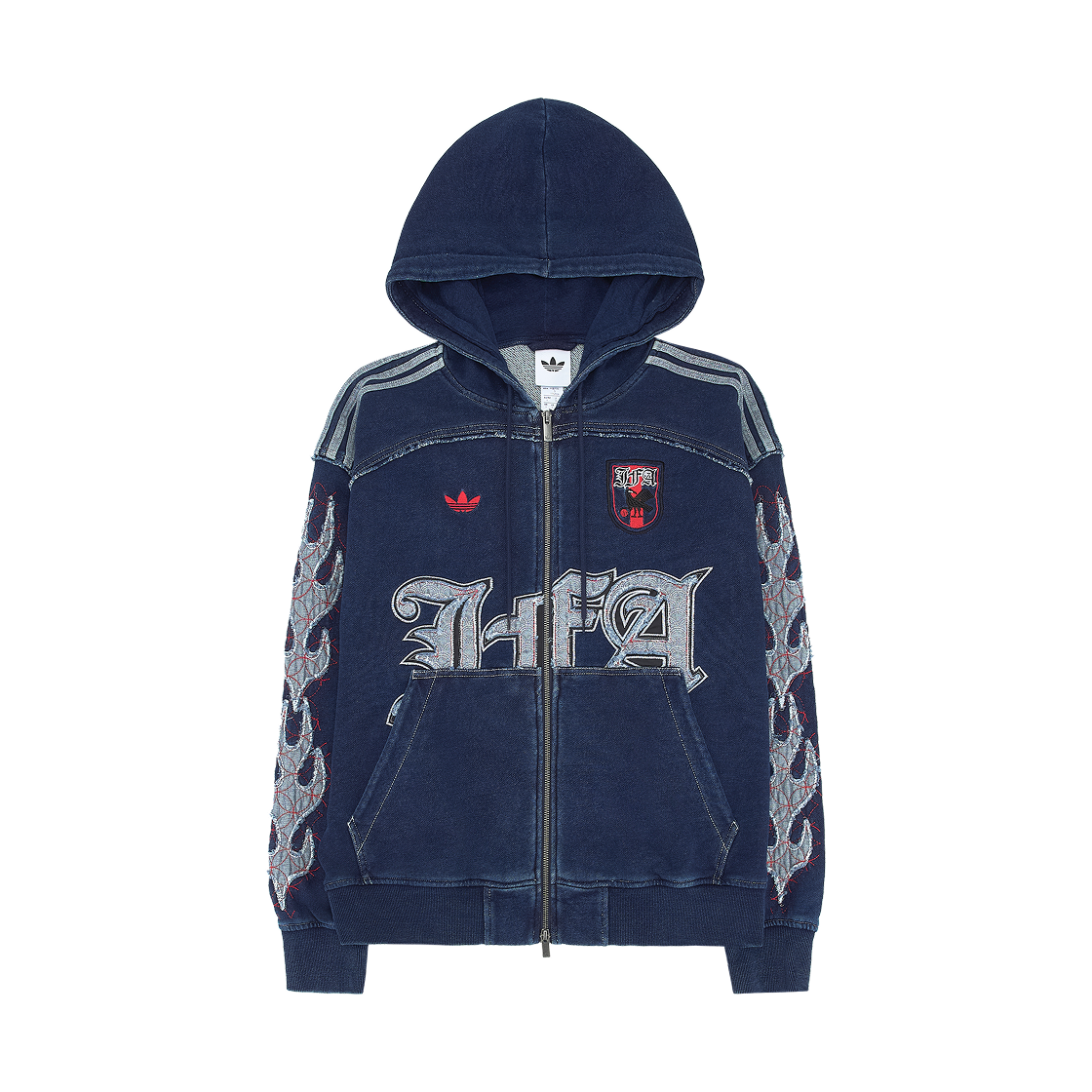 아디다스 오리지널스 26 피파 월드컵 재팬 후드 인디고 데님 - KR 사이즈(Adidas Originals 26 FIFA World Cup Japan Hoodie Indigo Denim - KR Sizing) - 1
