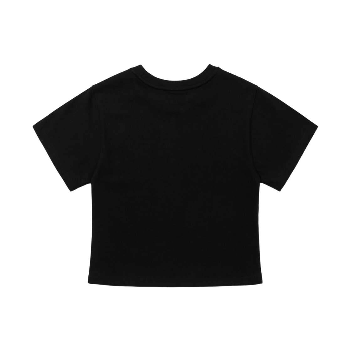 비에스래빗 스타버스트 로고 우먼스 세미 크롭 반팔티셔츠 블랙(Bsrabbit Starburst Logo Women's Semi Crop SST Black) - 2