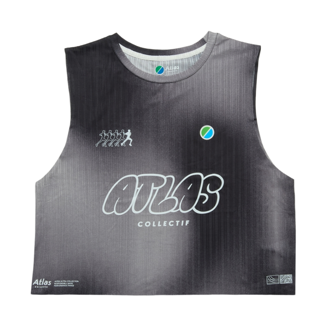 아틀라스 콜렉티프 에리아 울트라 여성 레이스 싱글렛 블랙(Atlas COLLECTIF Aeria Ultra WMNS Race Singlet BK)