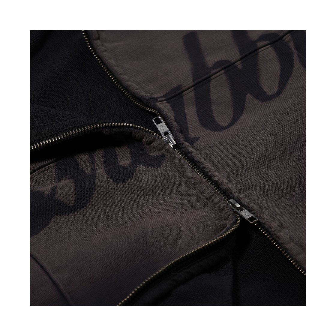비에스래빗 워시드 집업 후디 네이비(Bsrabbit Washed Zip-Up Hoodie Navy) - 4