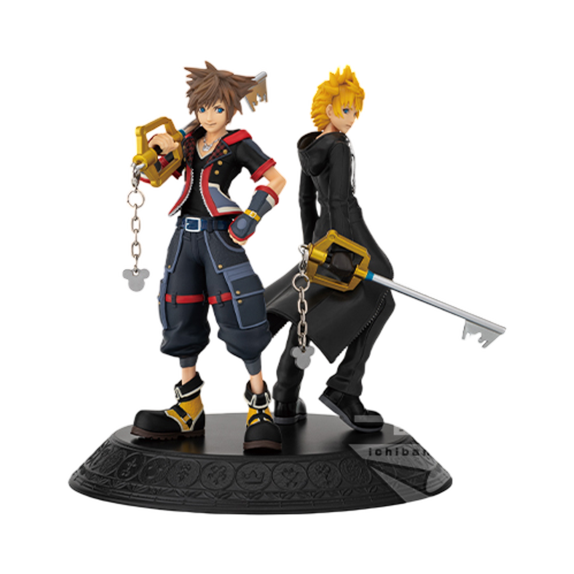 반다이 제일복권 킹덤 하츠 세컨드 메모리 A상 소라 & 록서스 스태추(Bandai Ichiban Kuji Kingdom Hearts Second Memory A Prize Sora & Roxas Statue) - 1