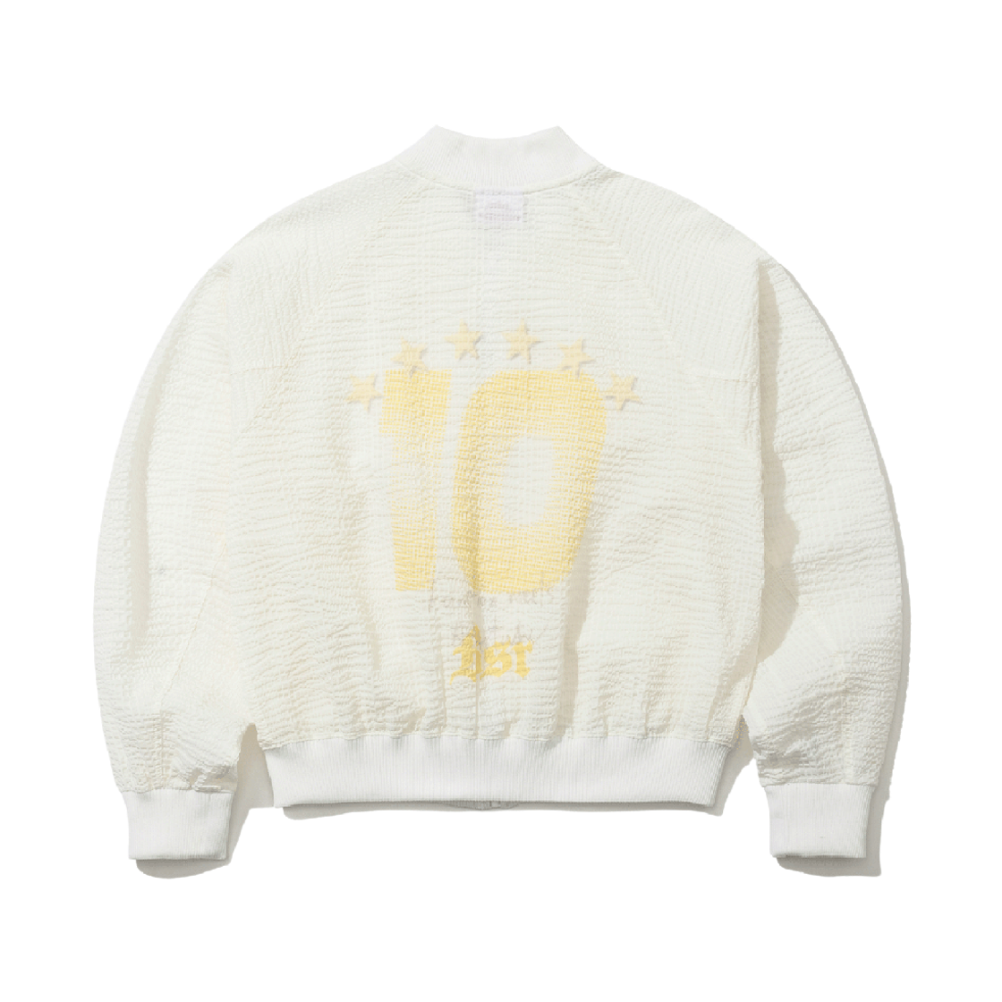 비에스래빗 쉬어 코튼 봄버 자켓 오프 화이트(Bsrabbit Sheer Cotton Bomber Jacket Off White) - 2