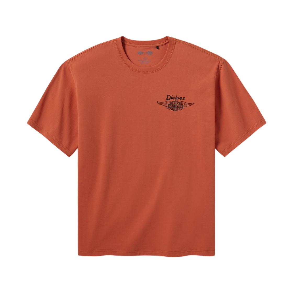 디키즈 x 할리 데이비슨 빈티지 워시 카우보이 그래픽 티셔츠 빈티지 오렌지(Dickies x Harley Davidson Vintage Wash Cowboy Graphic T-Shirt Vintage Orange) - 2