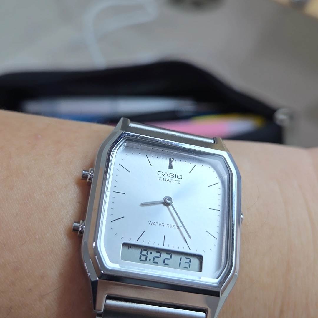 Casio AQ-230A-7AMQY 착용 스타일