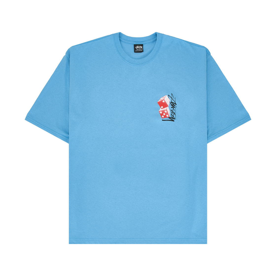 스투시 톨 다이스 티셔츠 스카이 블루(Stussy Tall Dice T-Shirt Sky Blue) - 2