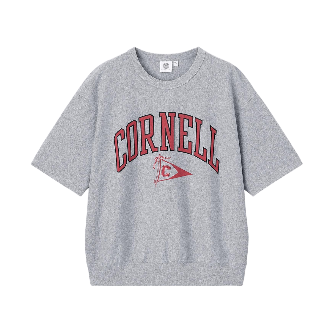 359541-03 GU x Cornell University Sweat T-Shirt Gray